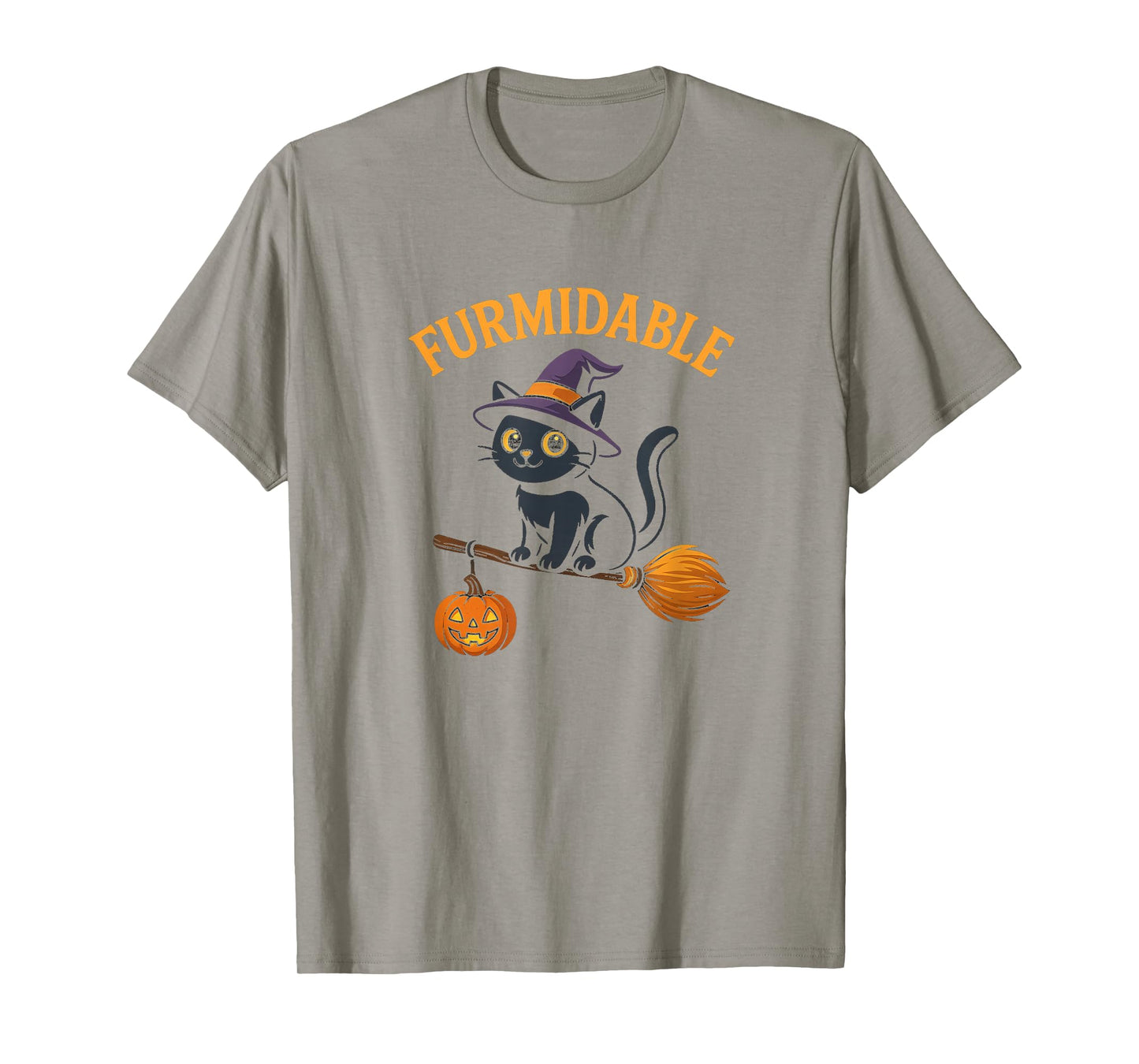 Witch Cat Halloween T-Shirt