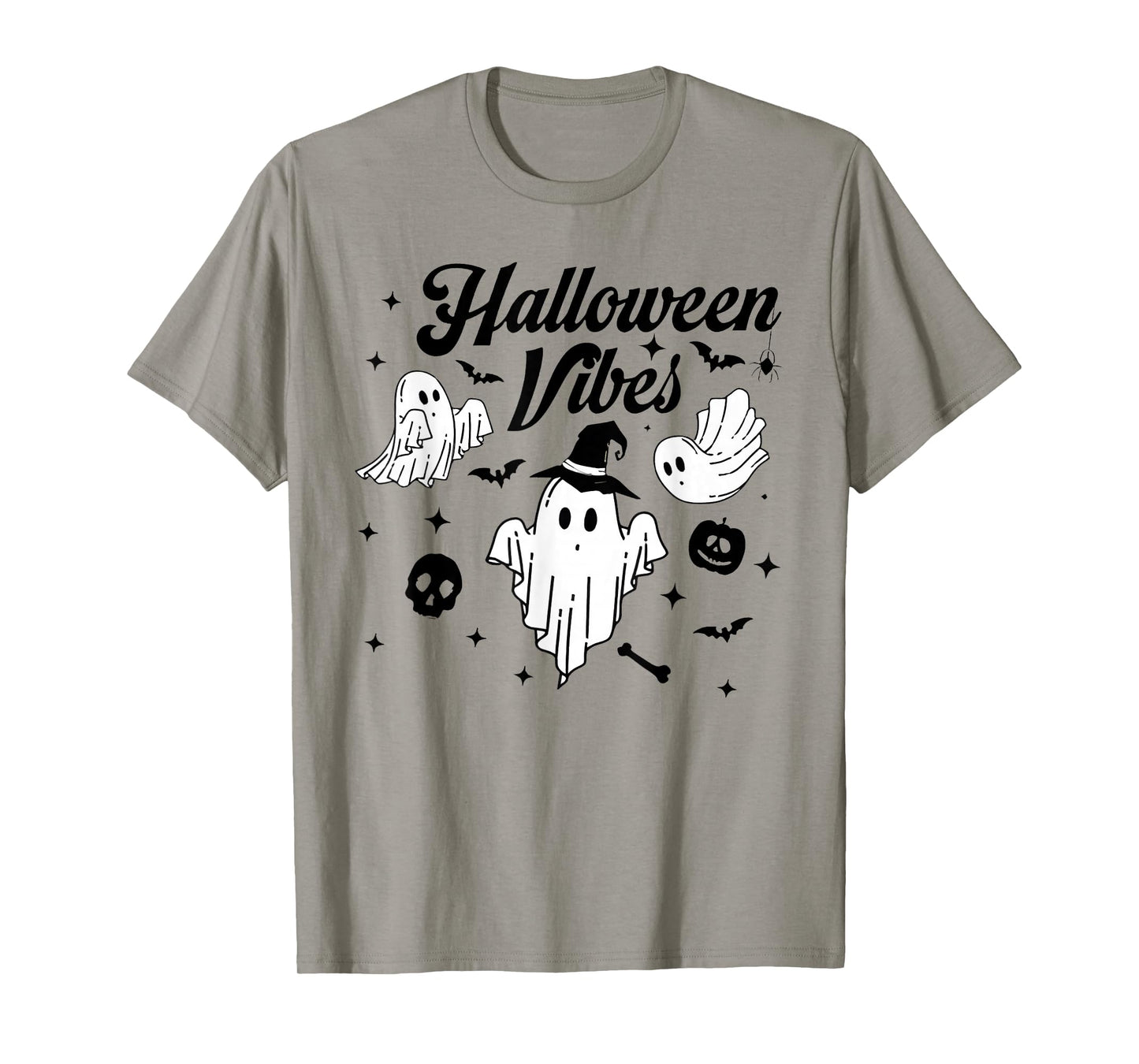 Halloween Vibes Spooky Season Pumpkin Witch T-Shirt