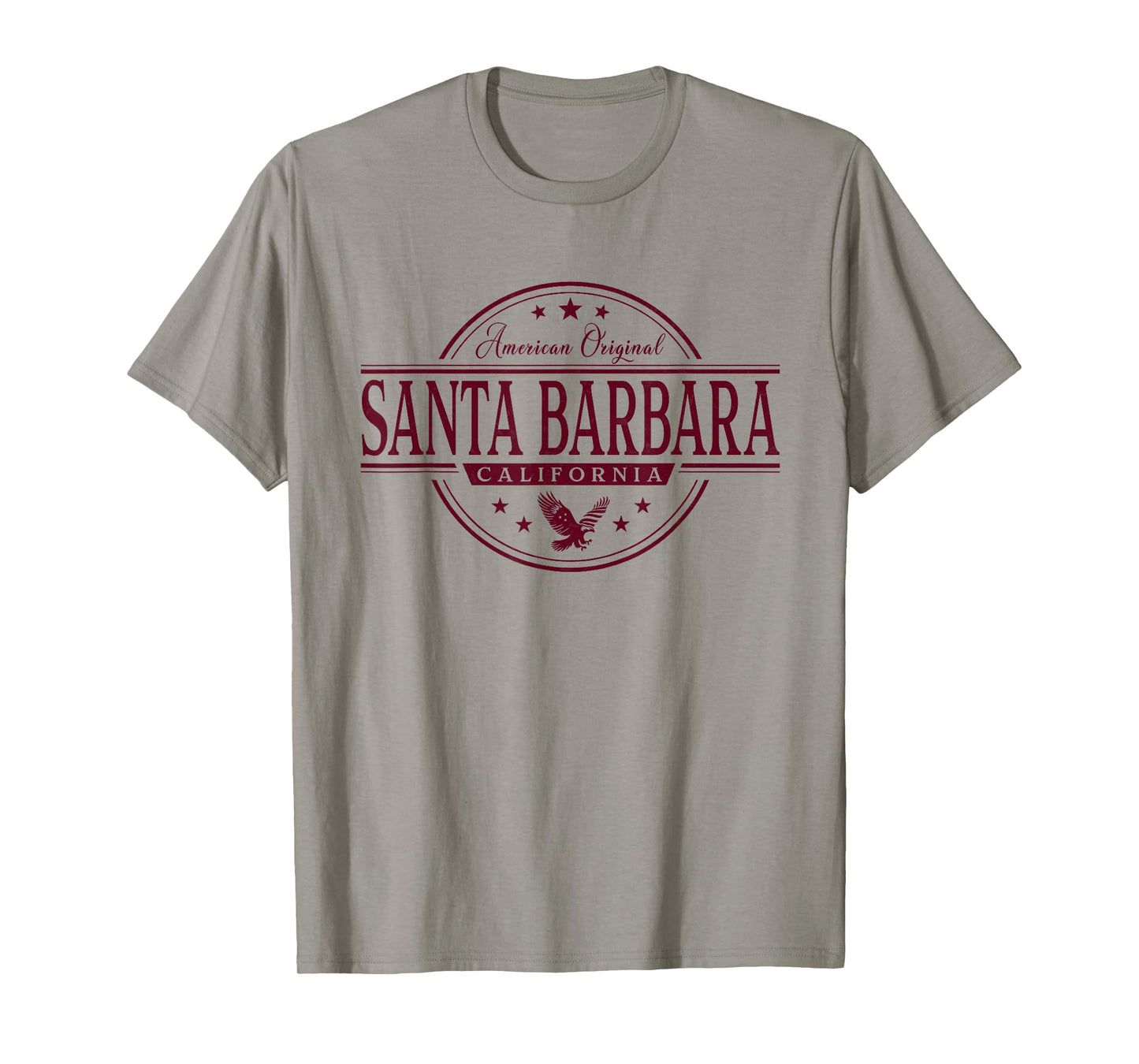 Santa Barbara California - Santa Barbara CA Label T-Shirt