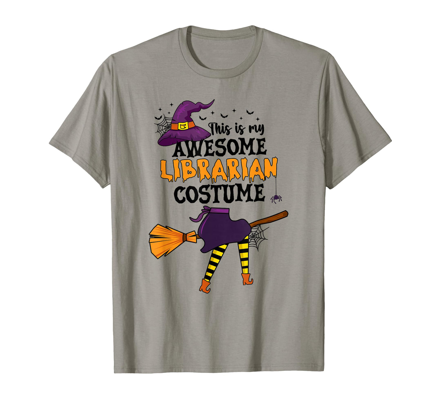 This is My Awesome Librarian Costume Halloween Funny Witch T-Shirt