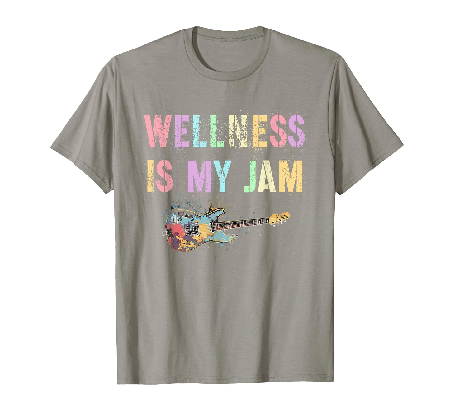 Mental Health WELLNESS IS MY JAM Nurse Trainer Yoga Coach T-Shirt