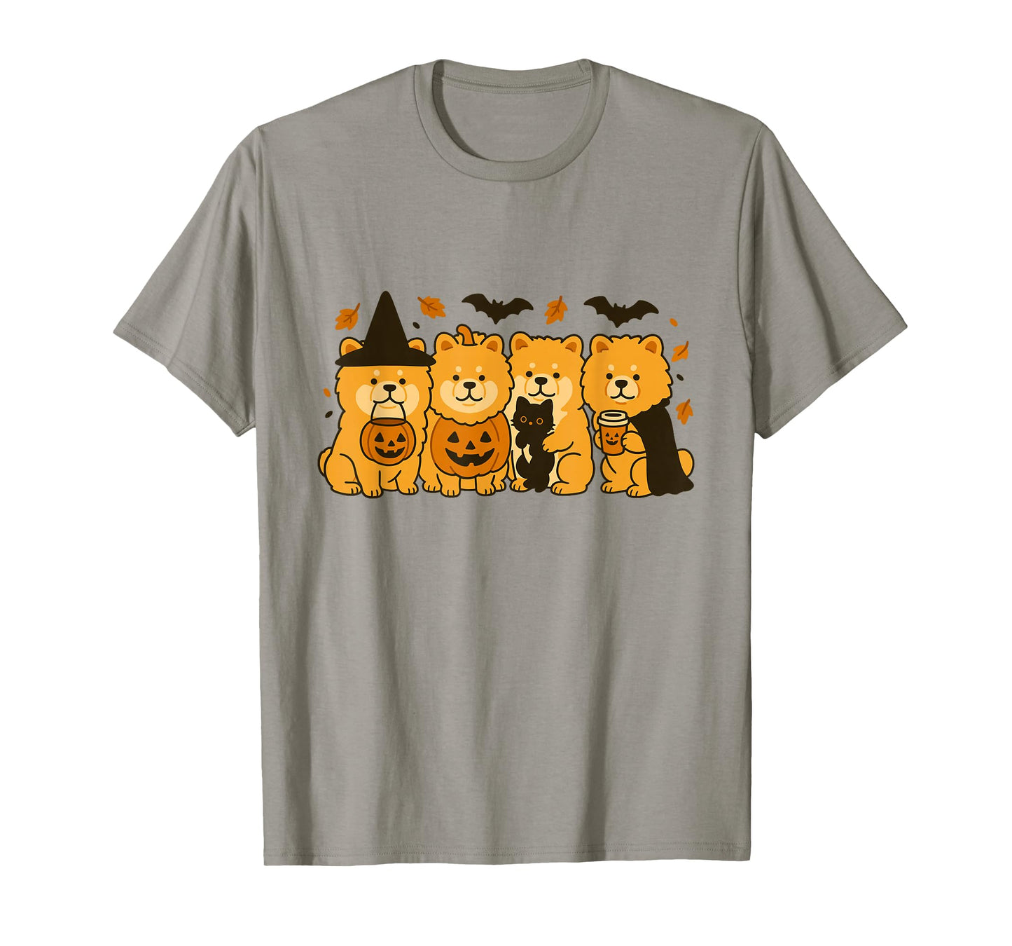 Trick Or Treat Chow Chow Halloween Chow Dog Mom Dog Lover T-Shirt