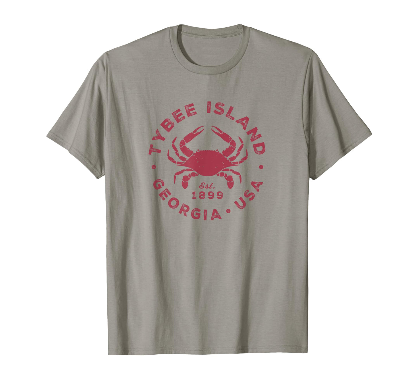 Tybee Island GA Blue Crab Kids Womens Mens Vacation Souvenir T-Shirt