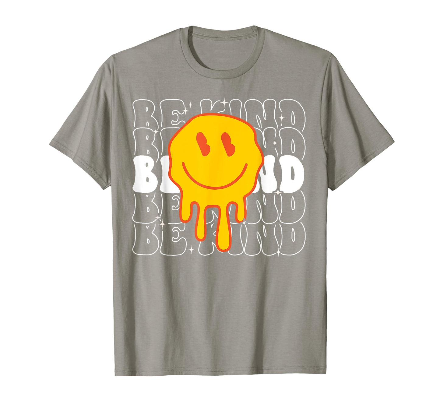 Unity Day Be Kind Kindness Smile Face Orange Groovy Boy Girl T-Shirt