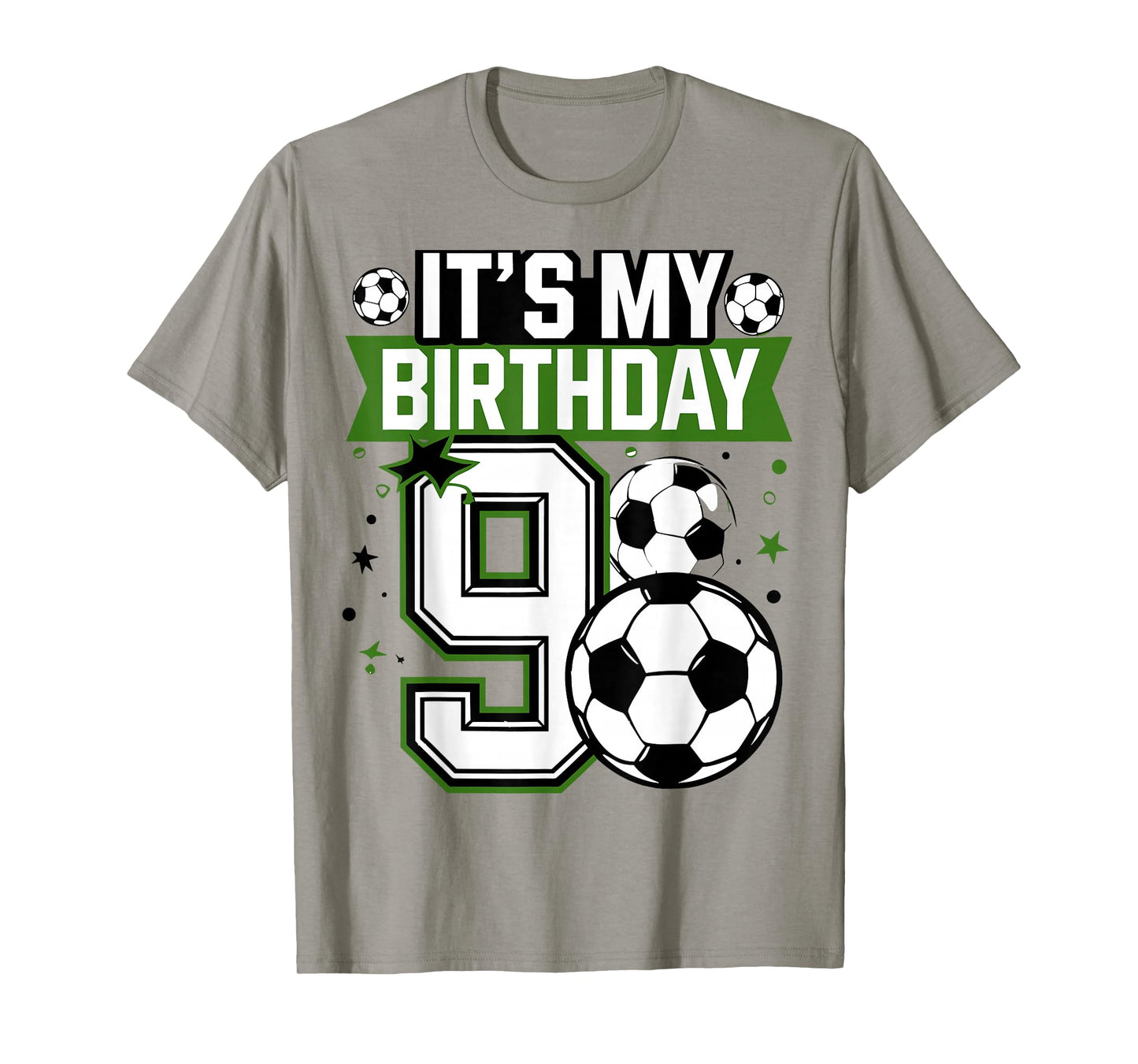 Birthday Boy Tees 9 Soccer Its My 9th Birthday Boys Soccer T-Shirt