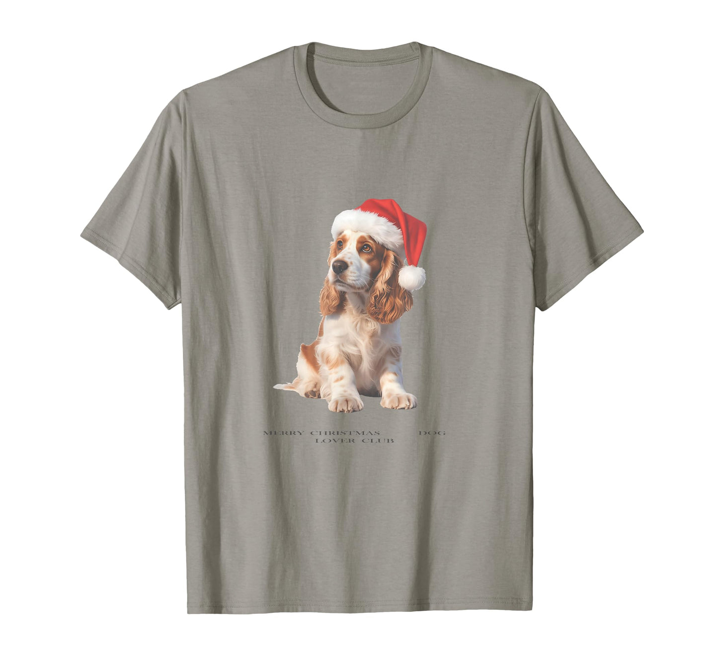 Cocker Spaniel Christmas Dog Vintage T-Shirt
