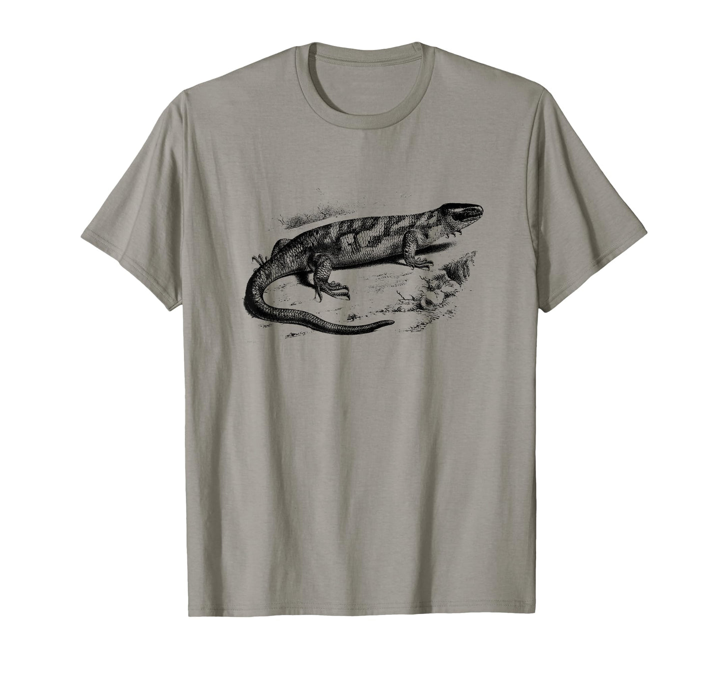 Solomon Island Skink Lizard Vintage Herpetology T-Shirt