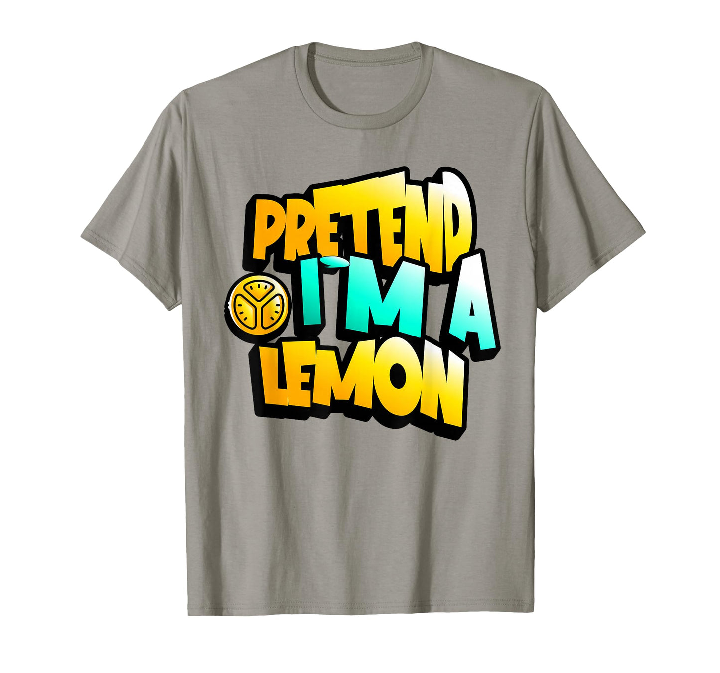 Pretend I'm A Lemon Funny Halloween Costume Men Women Kids T-Shirt