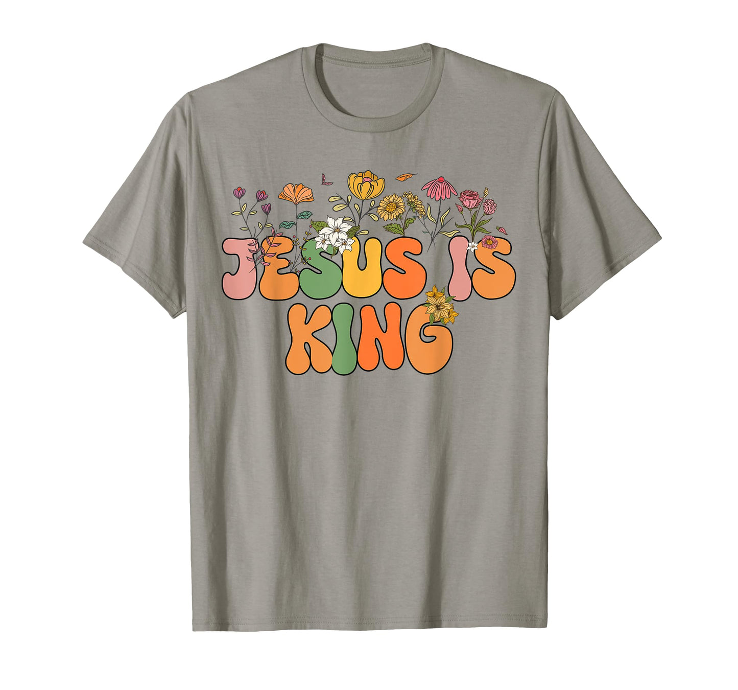 Kids Jesus Is King Christian I You Loves Women Toddler Girl T-Shirt