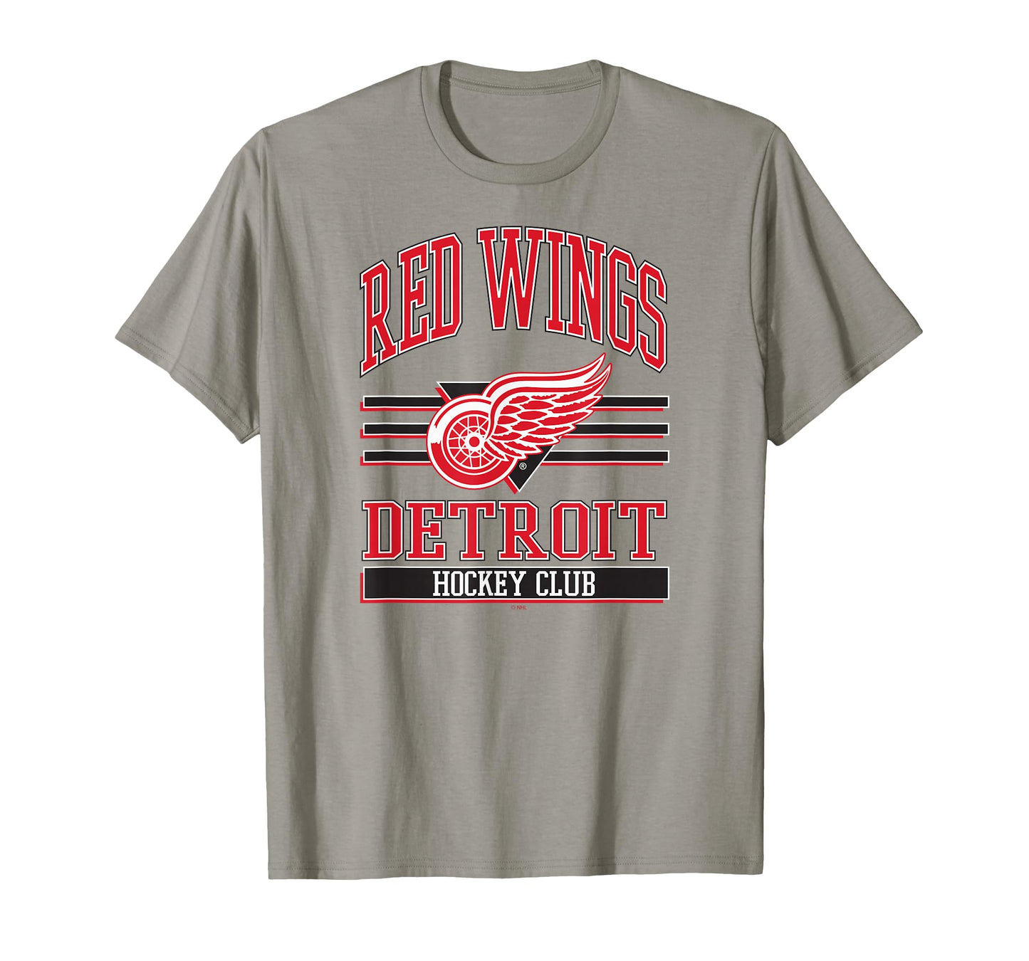 Detroit Red Wings Hockey Club Gray Officially Licensed T-Shirt