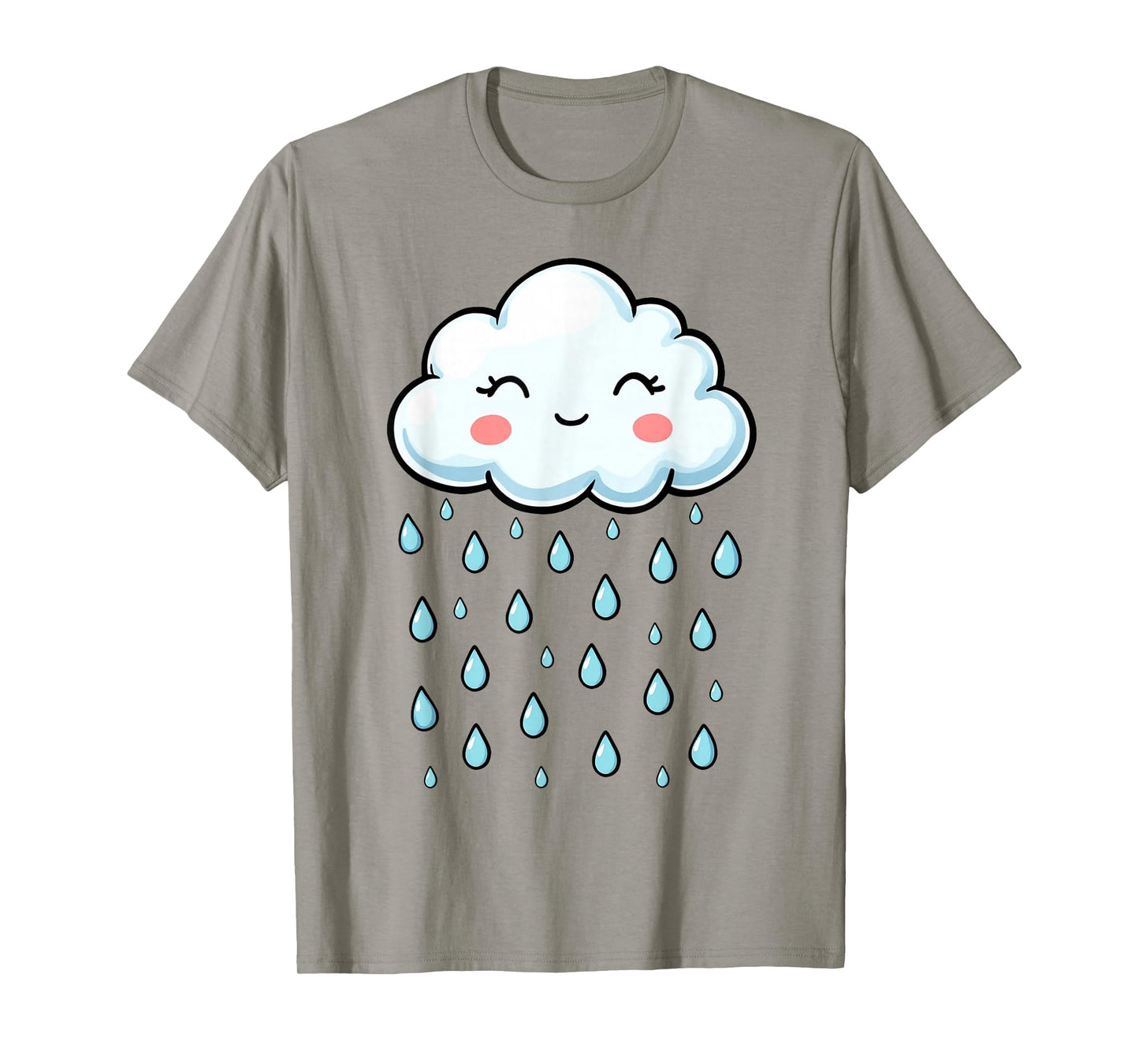 White Cloud Rain Drop Costume Christmas Halloween T-Shirt