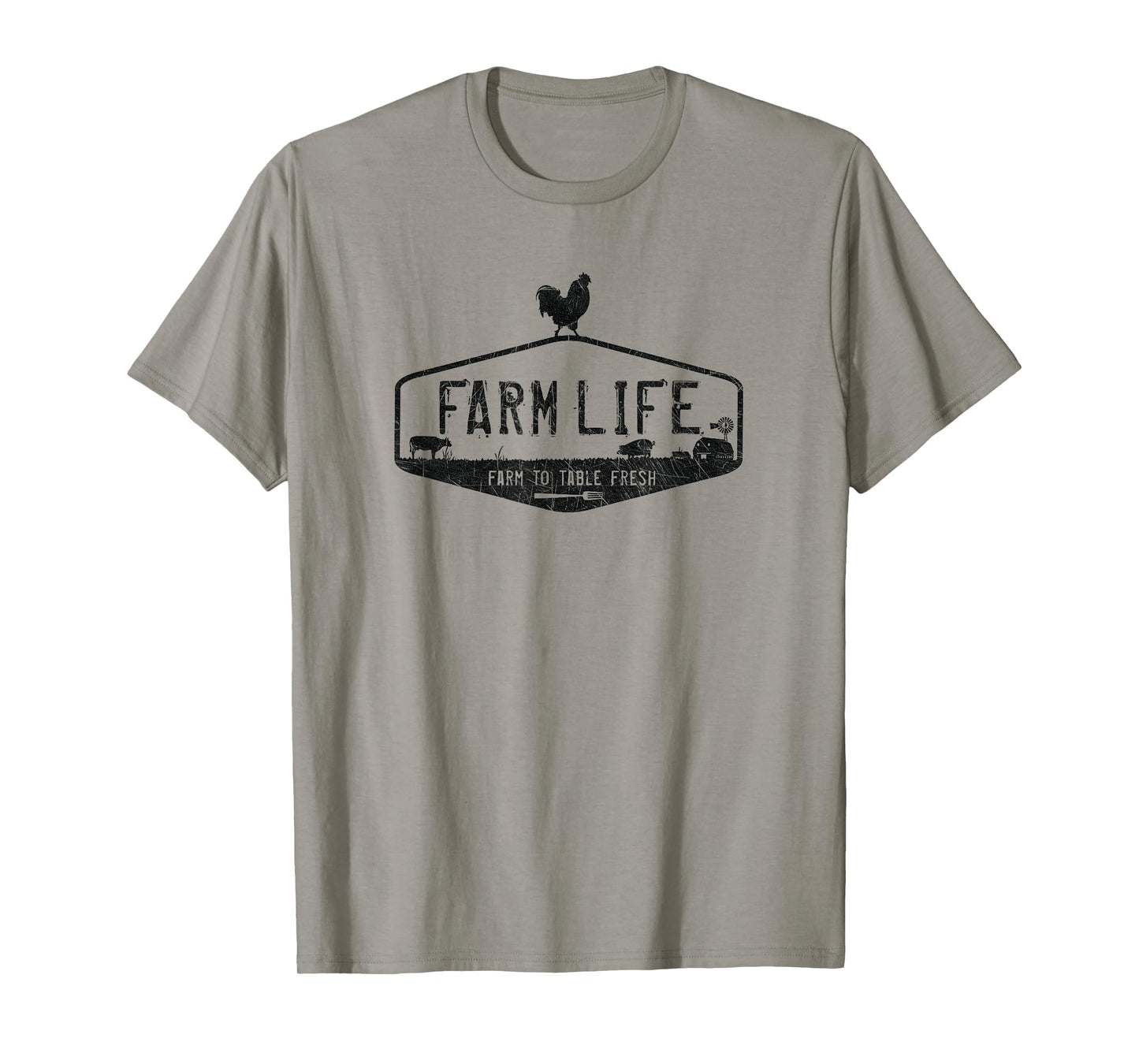 FARM LIFE T-SHIRT, LIVESTOCK DISTRESSED GRAPHIC T-Shirt