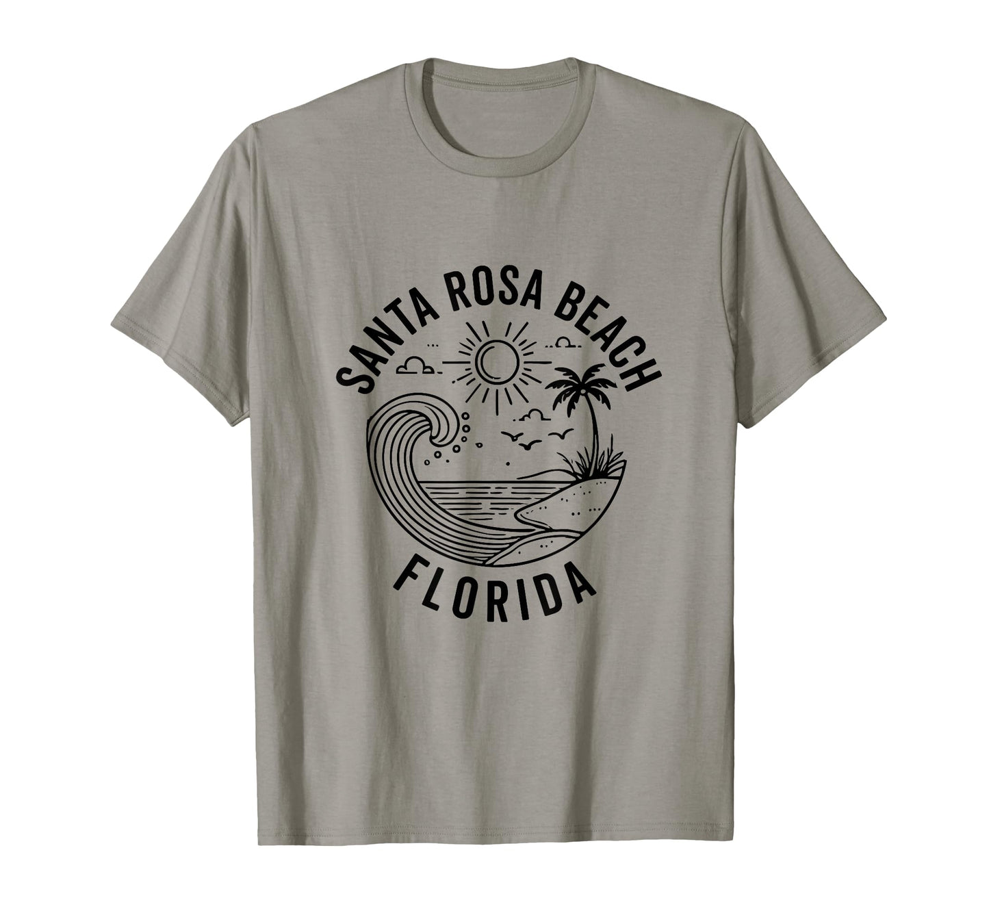 Santa Rosa Beach Florida Souvenir Walton County T-Shirt