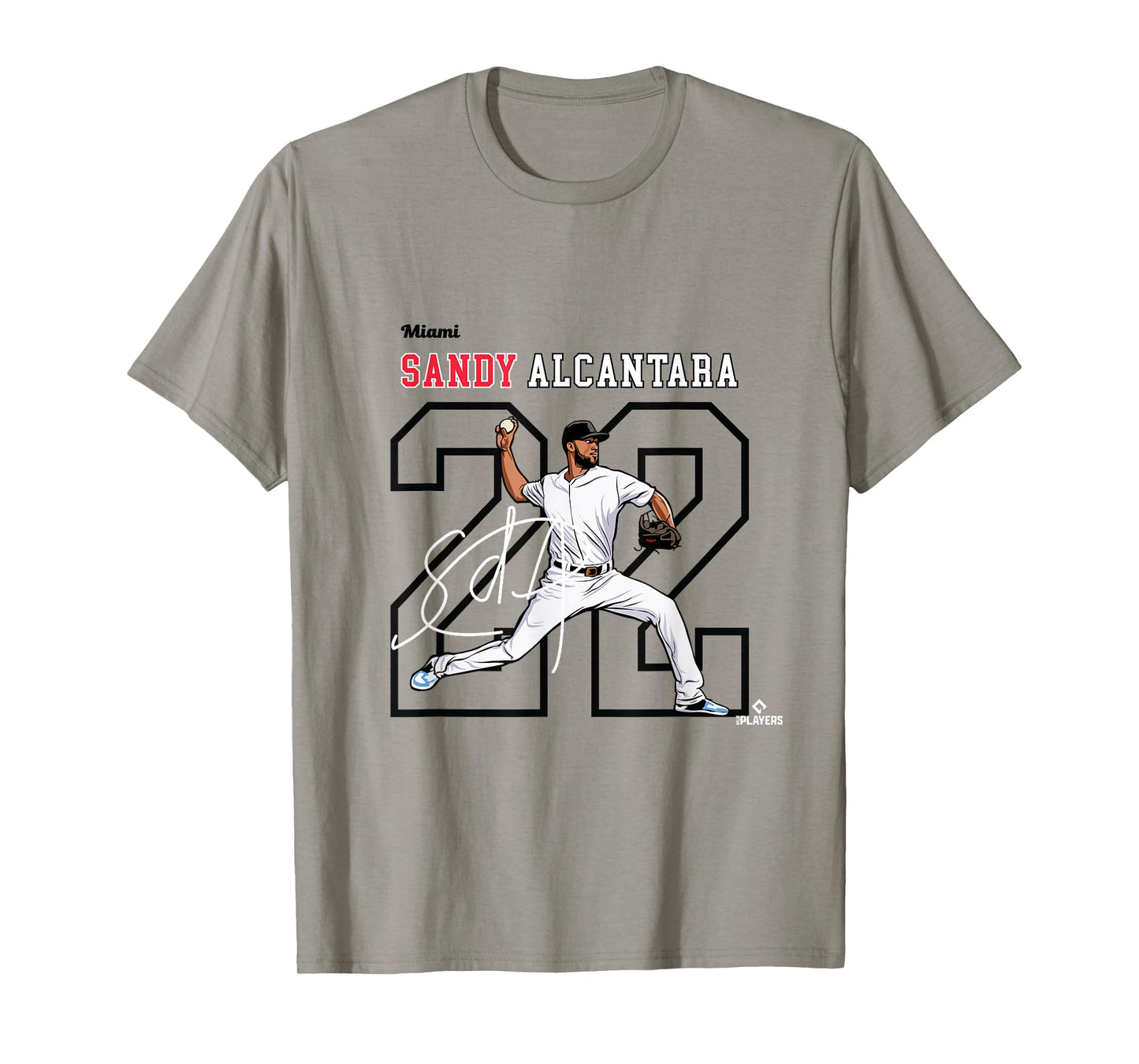 Sandy Alcantara | Miami Baseball Players | MLBSAL3005 T-Shirt