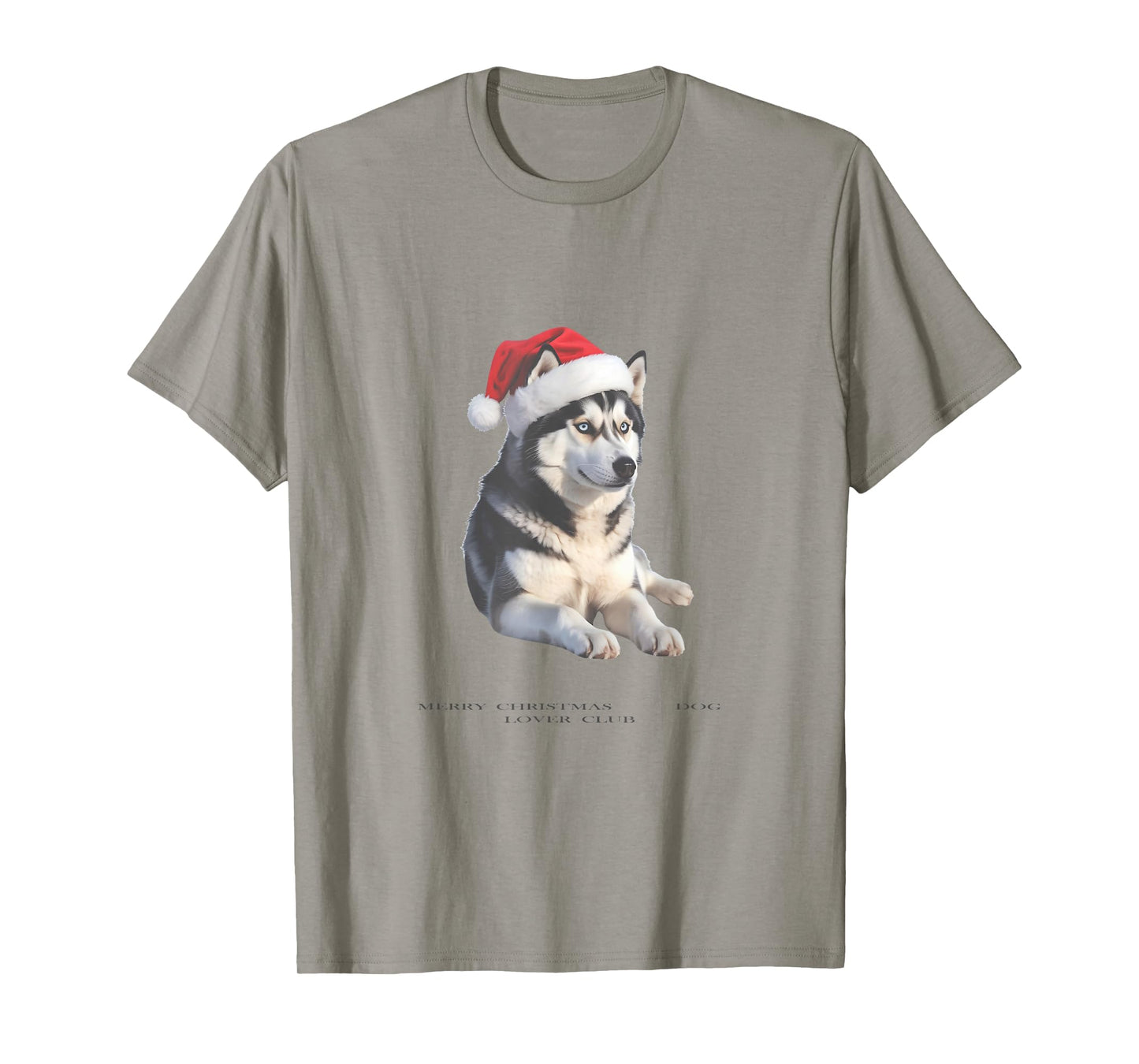 Husky Christmas Dog Vintage T-Shirt