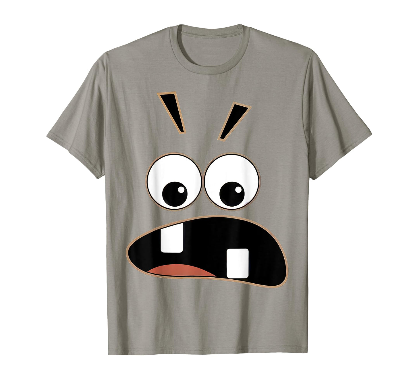 Funny Carrot Creepy Face Halloween costume Kids Men Women T-Shirt
