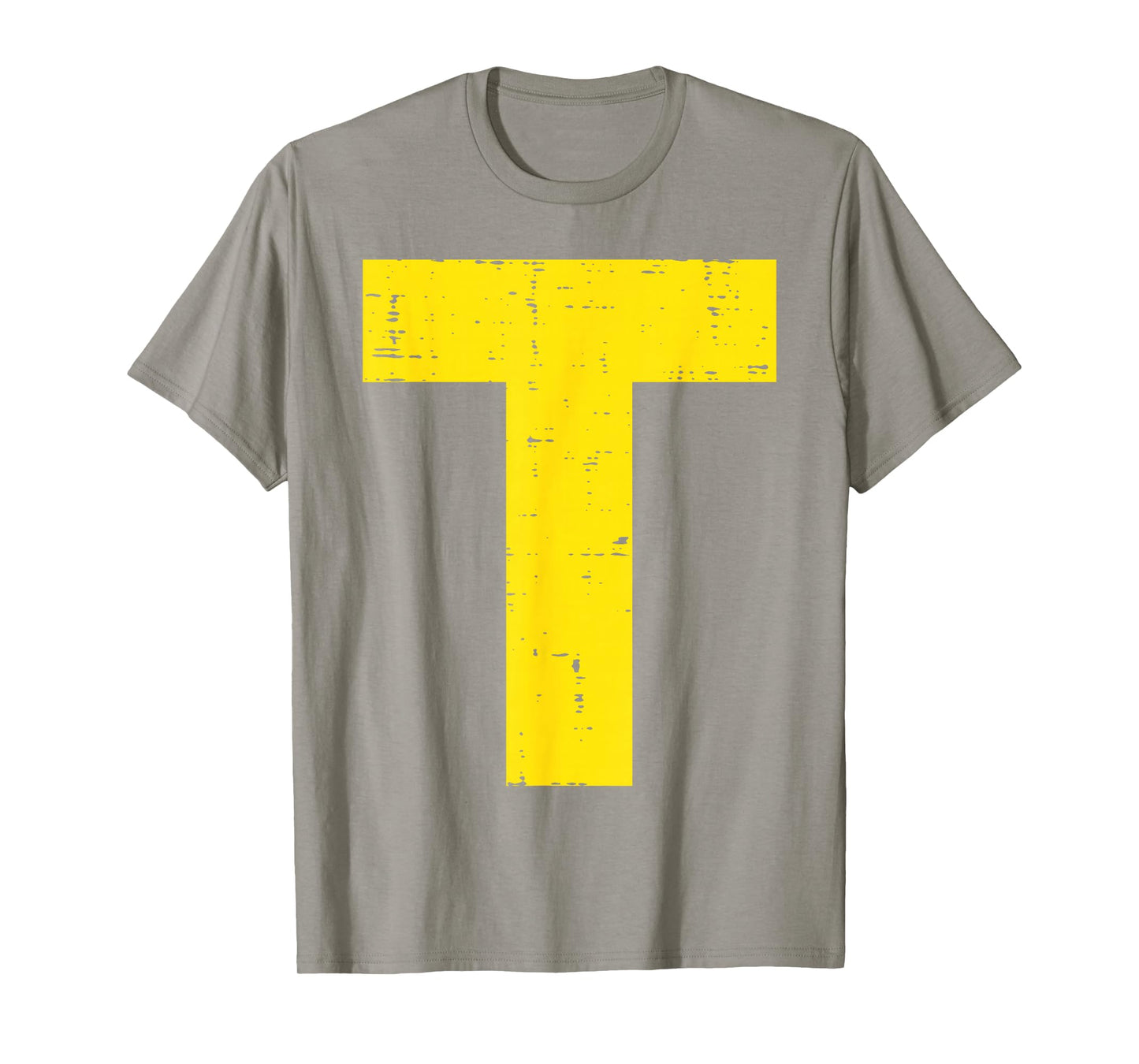 Halloween Letter T Alphabet Matching Costume Men Women Kids T-Shirt