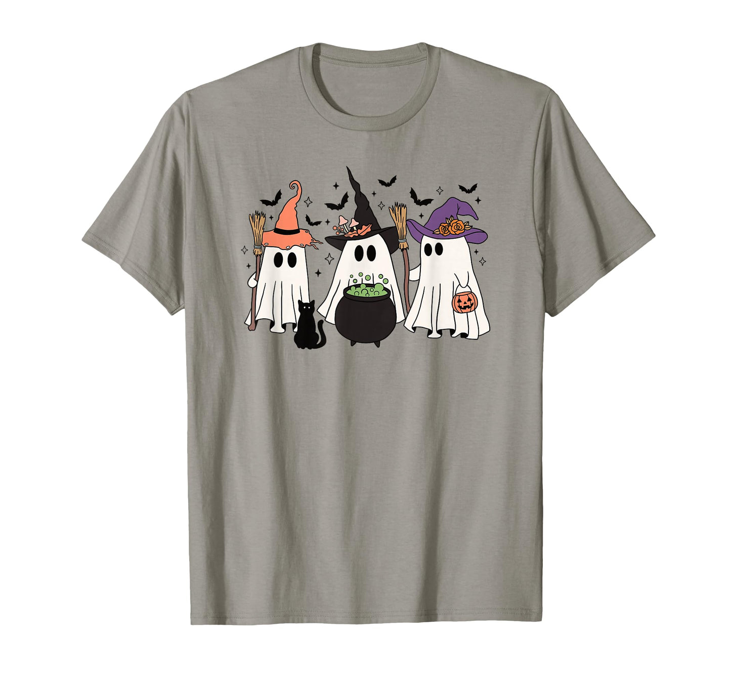 Halloween Witch Ghost Trio T-Shirt