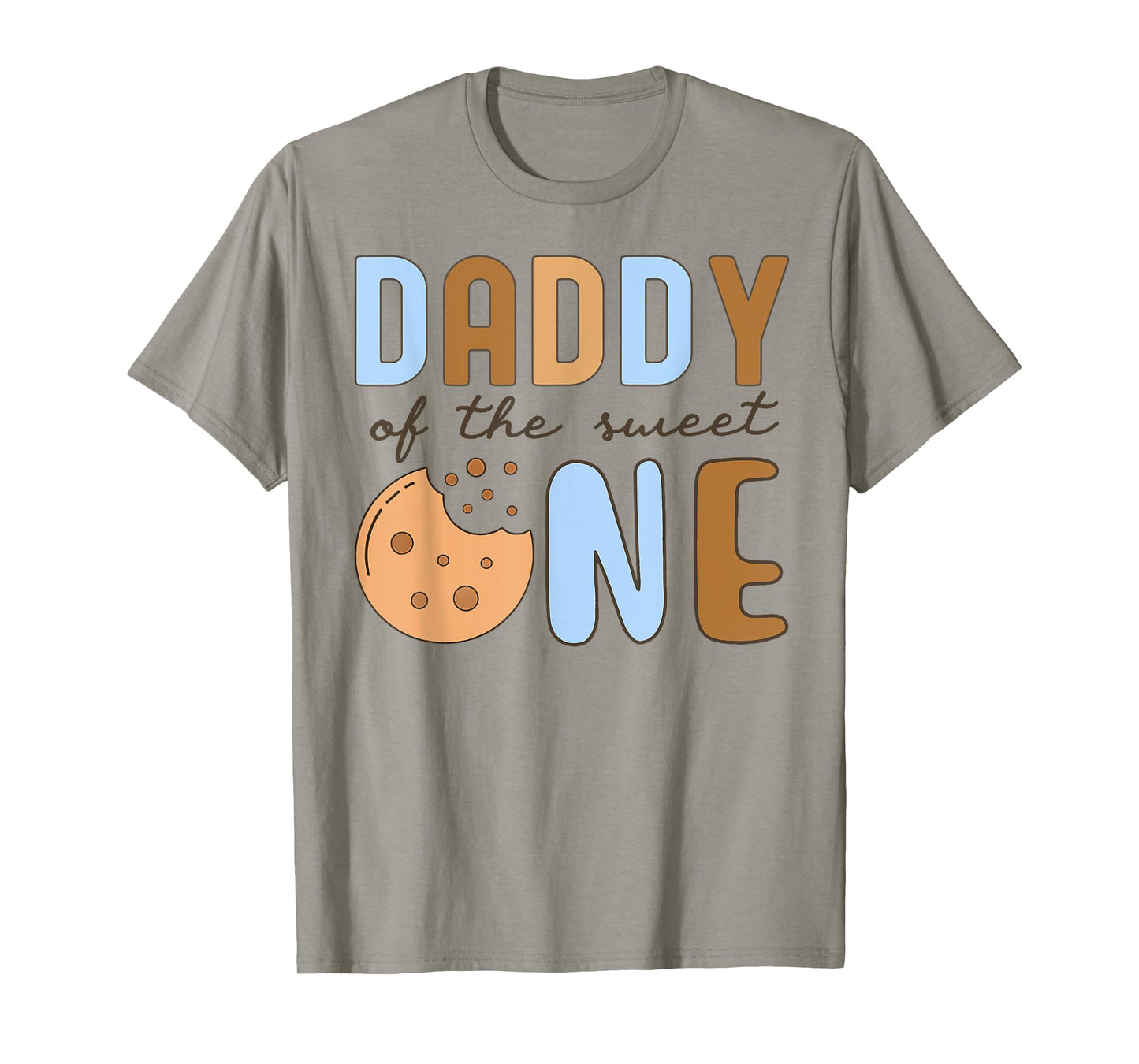 Daddy Of The Sweet One Cookies and Milk 1st Birthday Party T-Shirt