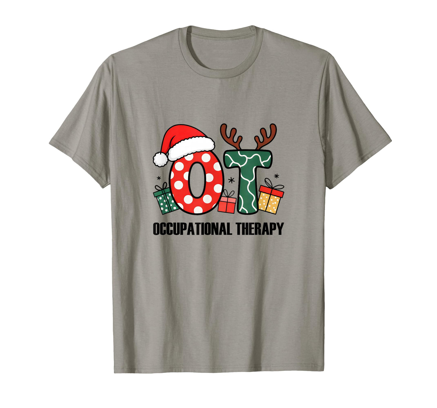 Occupational Therapy OT Therapist Christmas T-Shirt