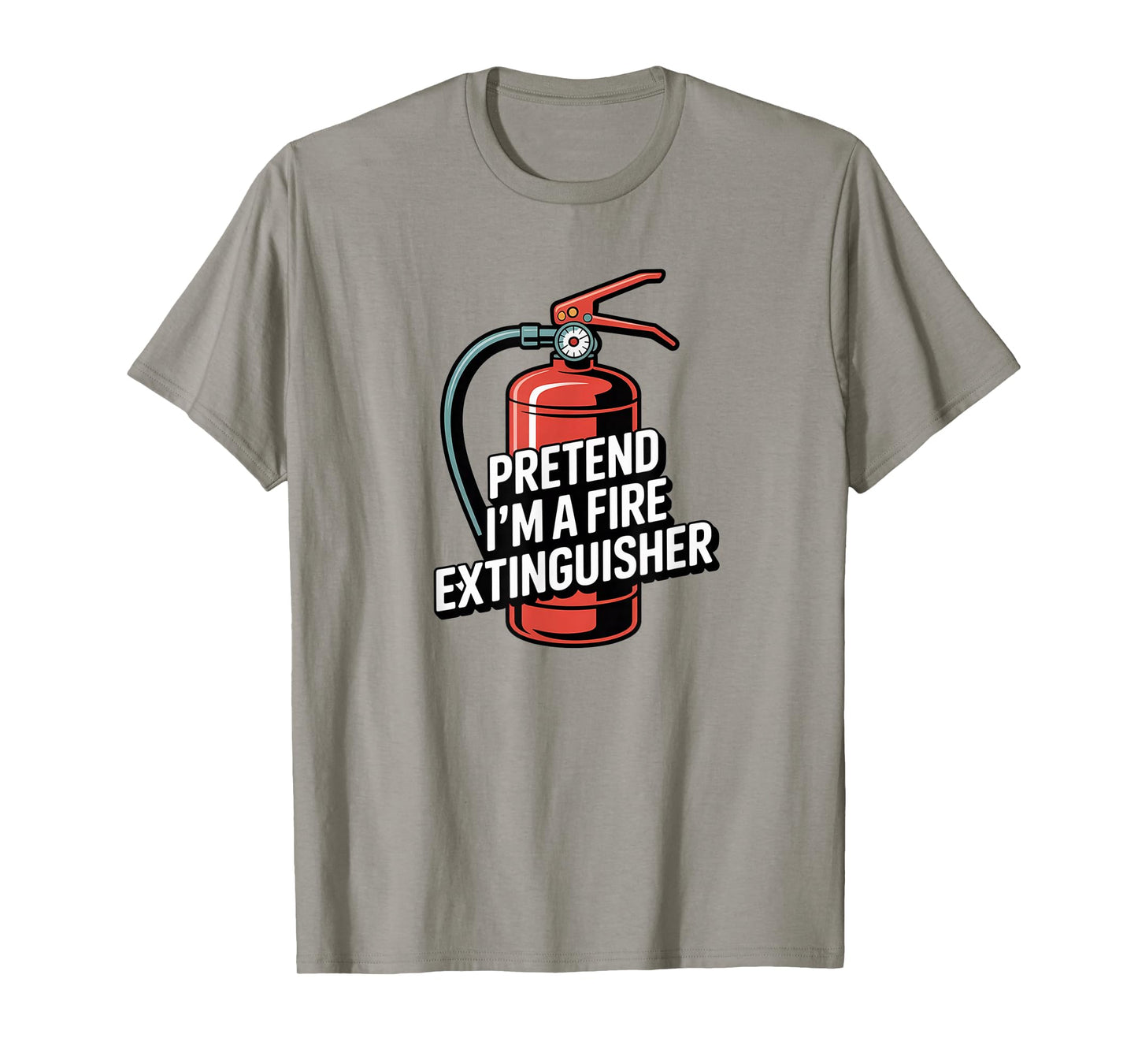 I'm fire Extinguisher Halloween Costume Couples Matching T-Shirt