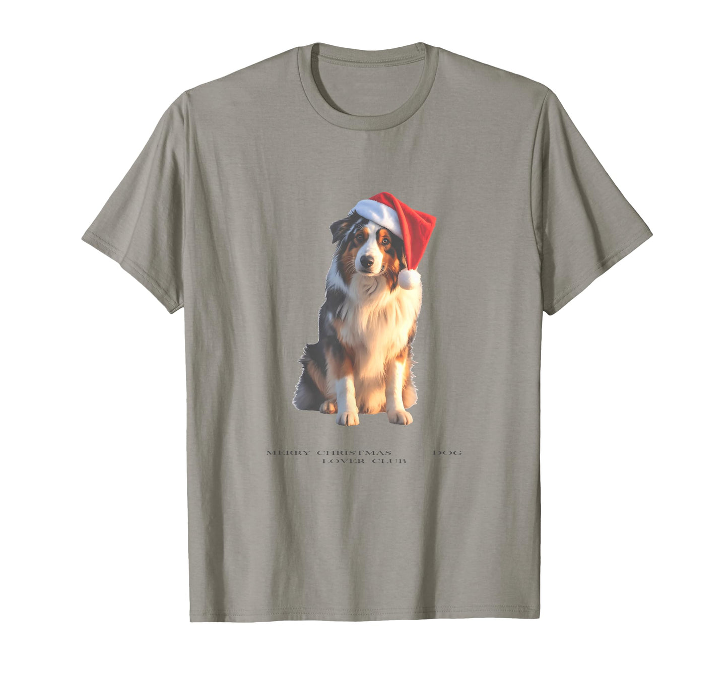 Australian Shepherd Christmas Dog Vintage T-Shirt