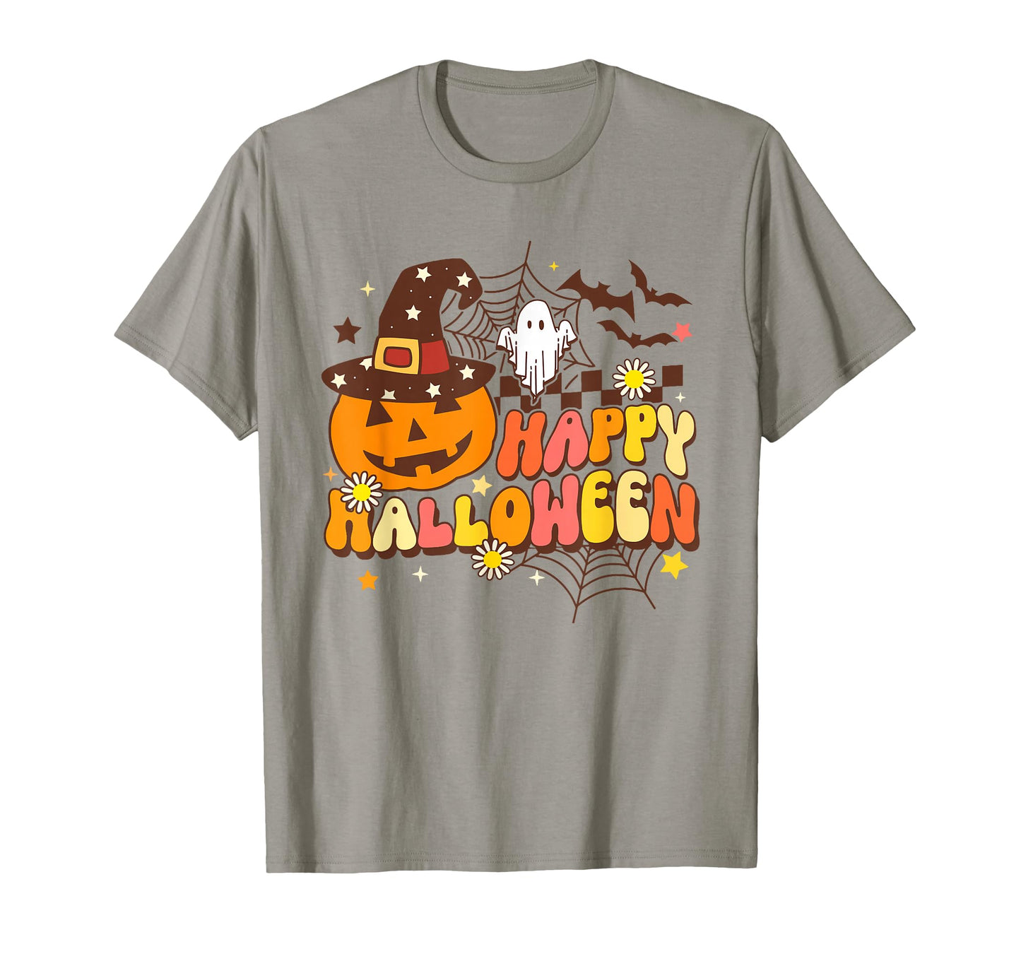 Happy Halloween Pumpkin Ghost T-Shirt