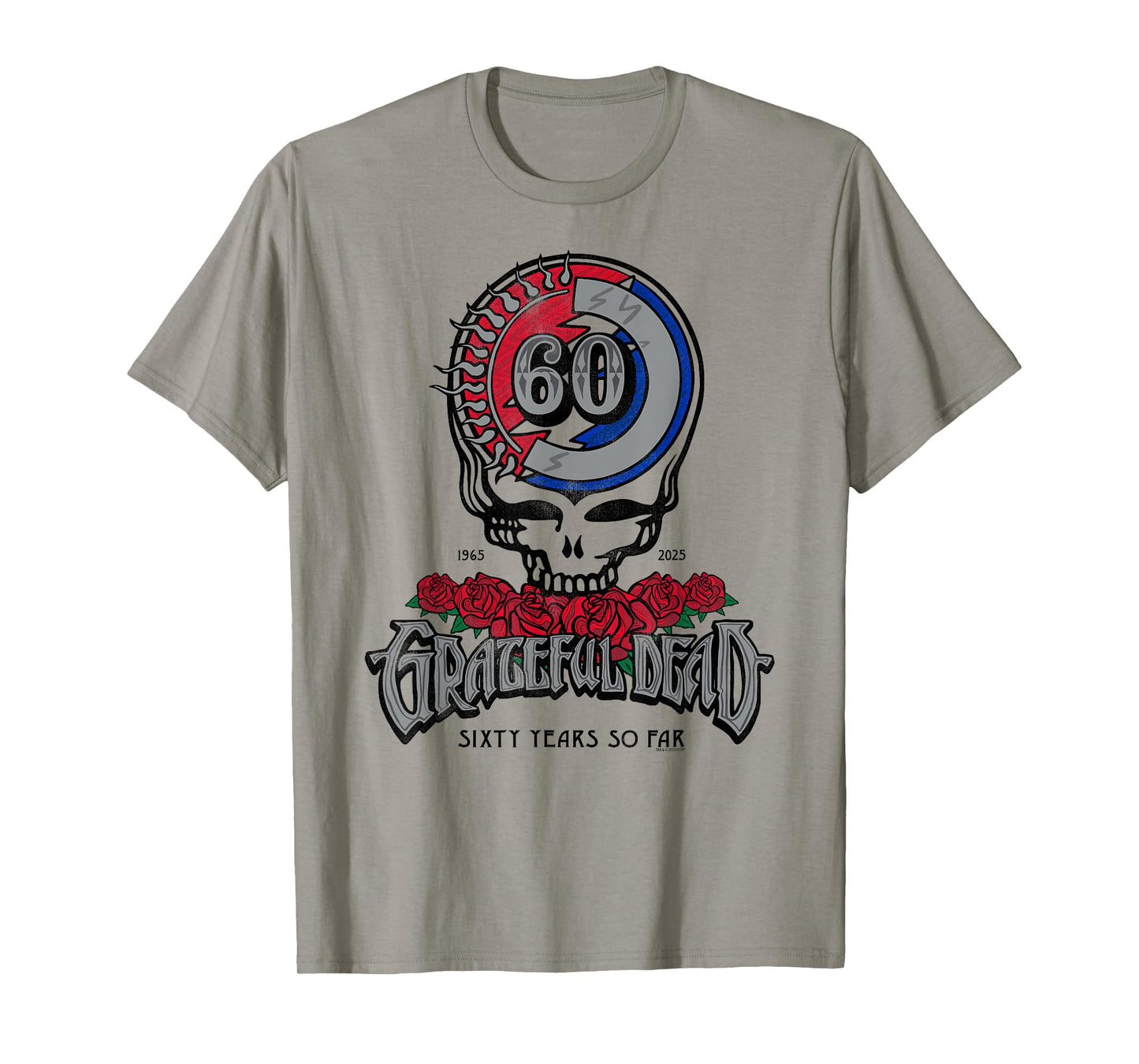 Grateful Dead Sixty Years So Far Anniversary Vintage Band T-Shirt