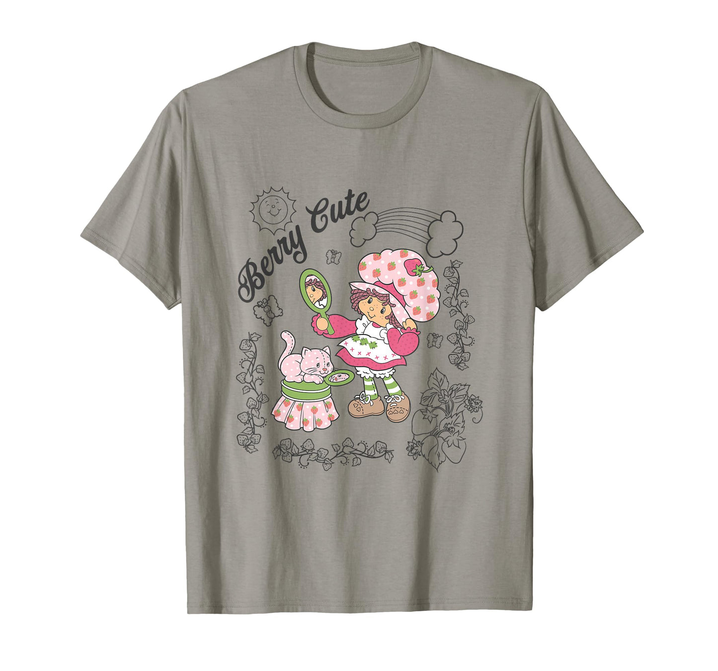 Strawberry Shortcake & Kitty Custard Berry Cute T-Shirt