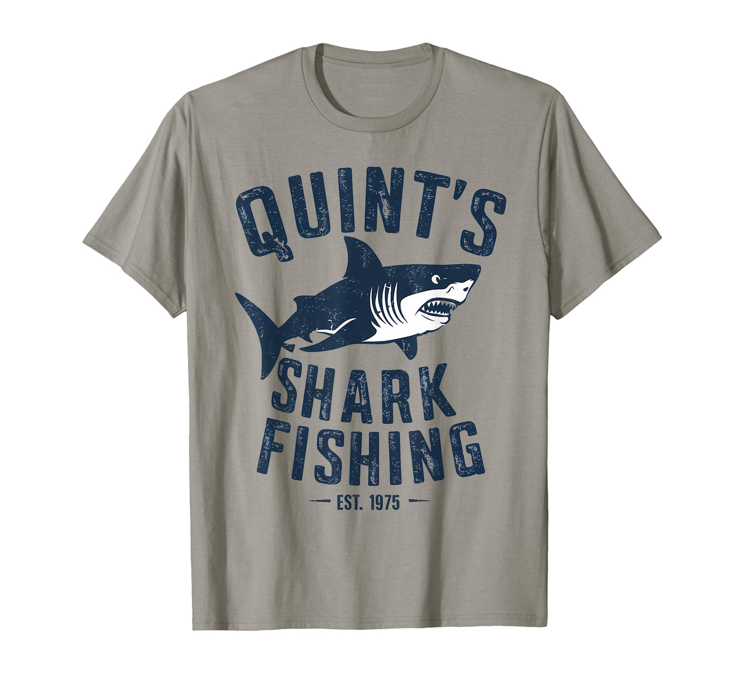Vintage Quint's Shark Fishing 1975 Retro T-Shirt
