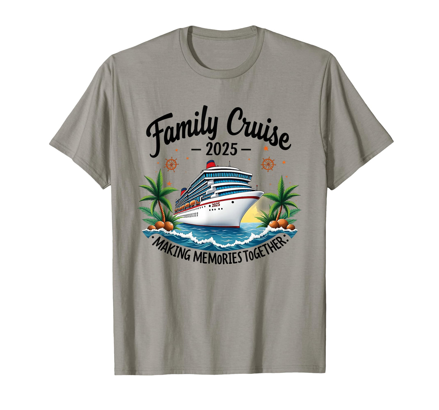 Family Cruise 2025 Vacation Trip Family Matching Cruise Ship T-Shirt
