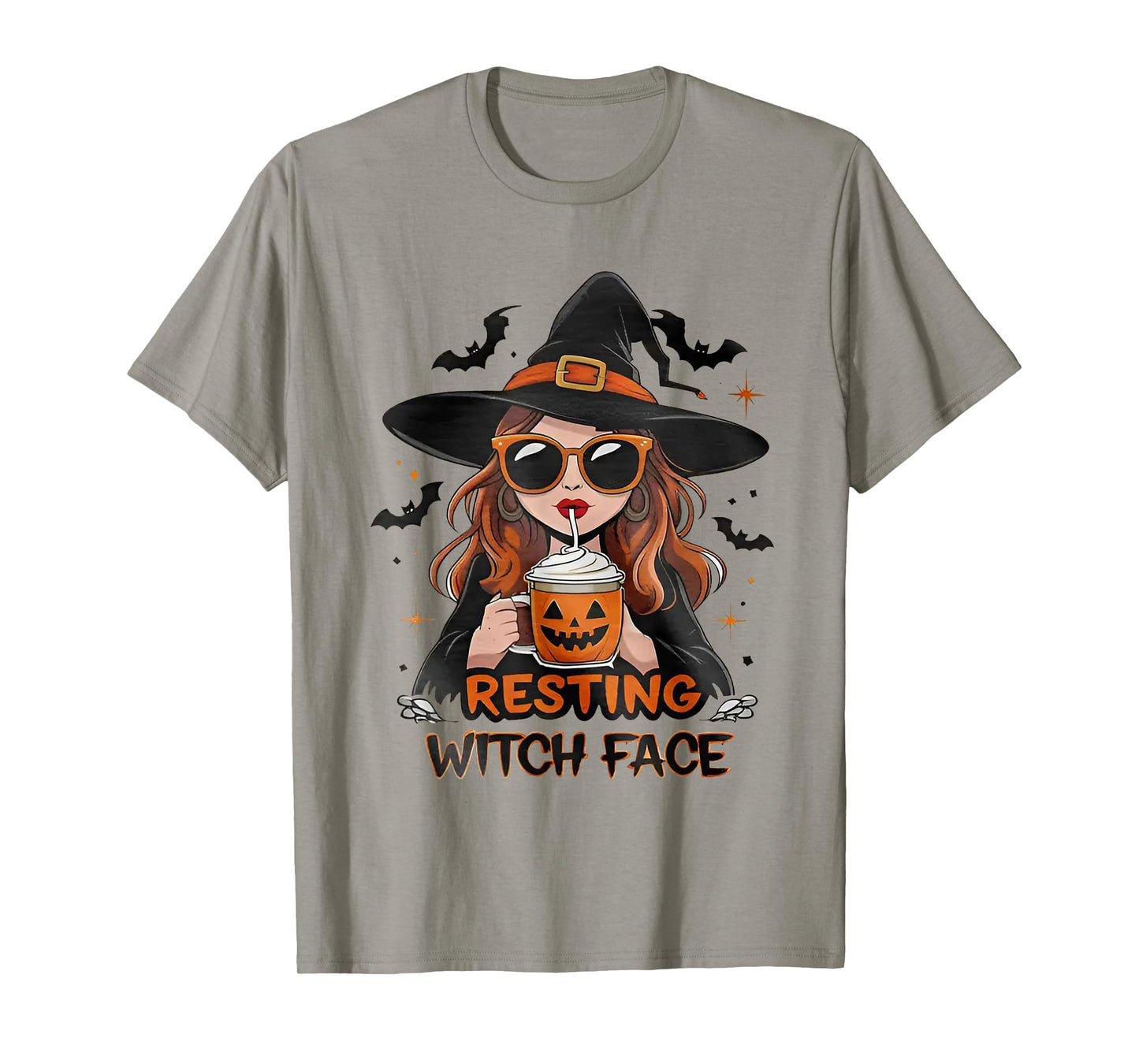 Resting Witch face Halloween T-Shirt