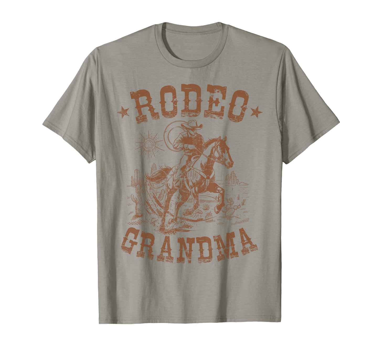 Rodeo Grandma Western Cowboy Family Matching Mother's Day T-Shirt