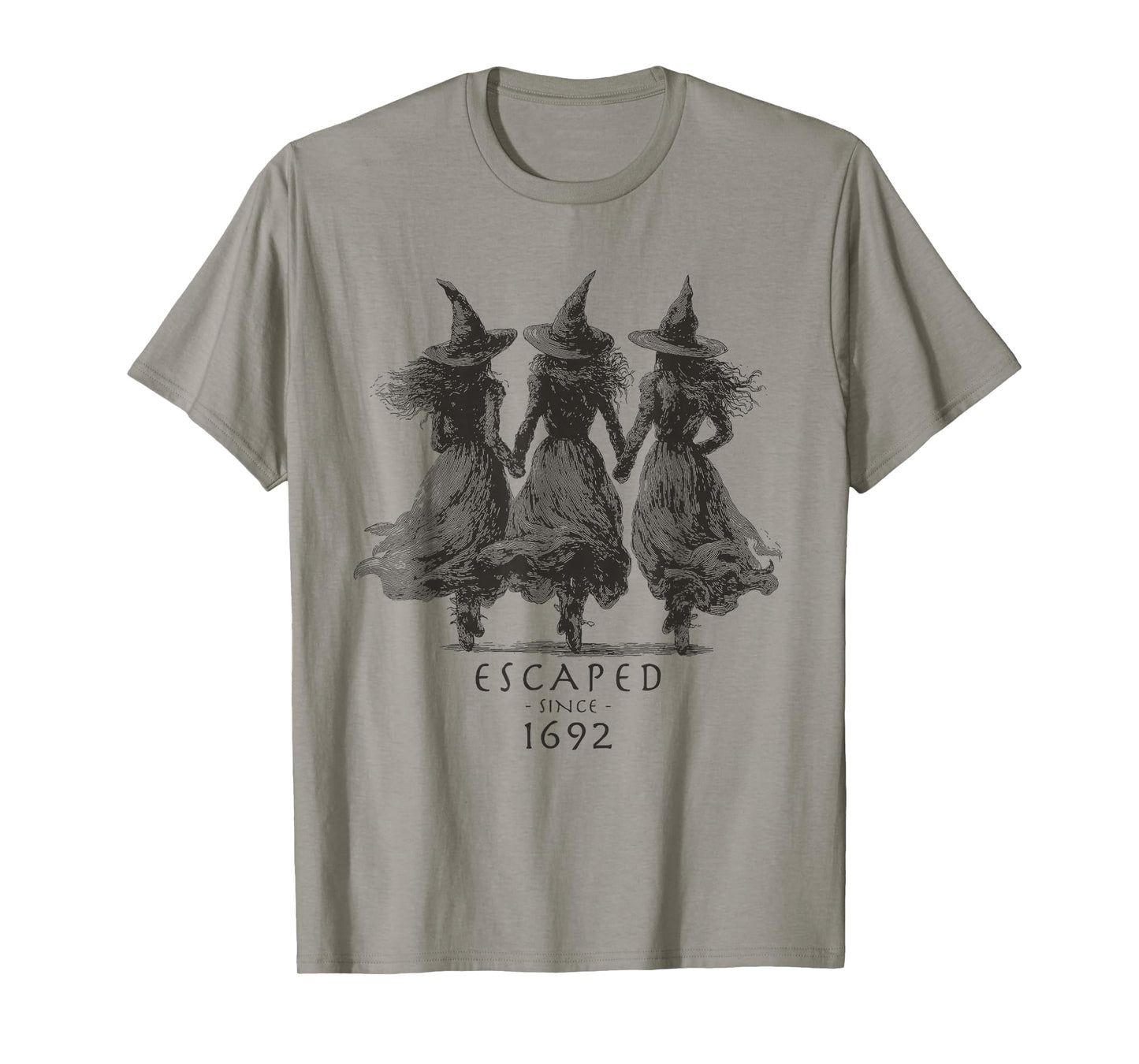Escaped Since 1692 Salem Witch Halloween T-Shirt