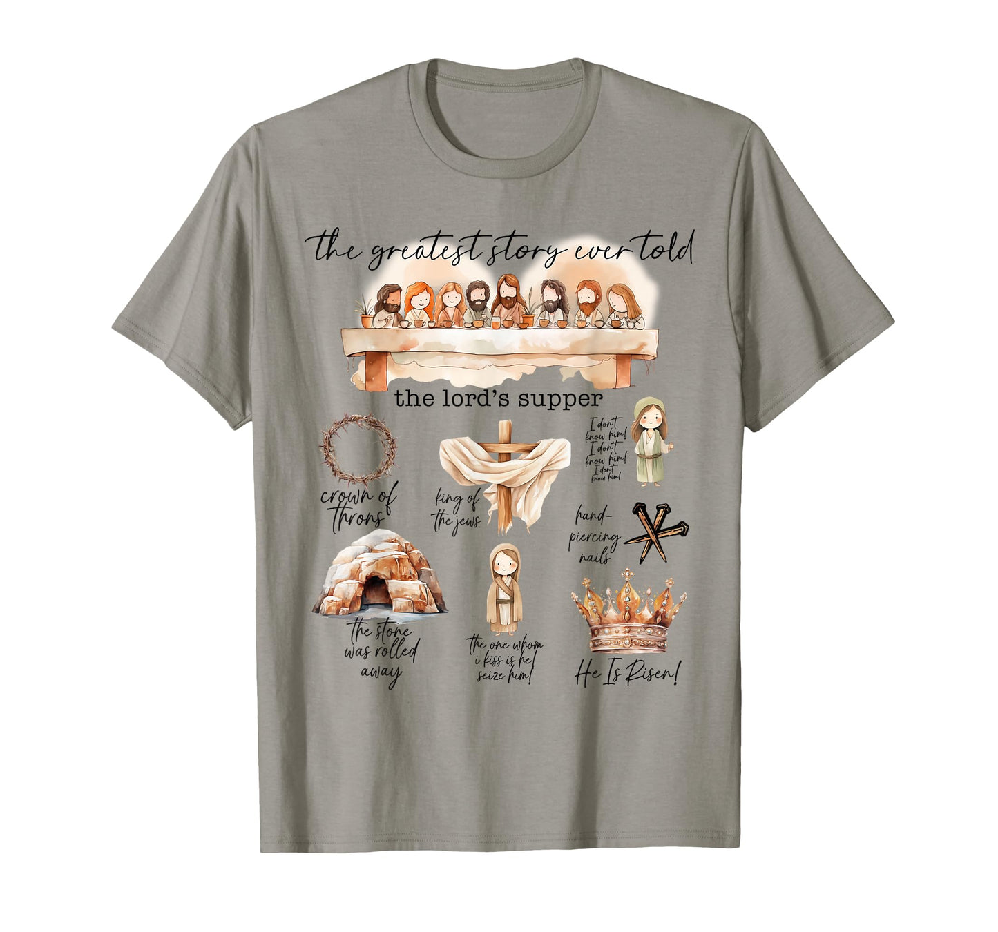 The Greatest Love Story Ever Told Cute Christian Easter Day T-Shirt