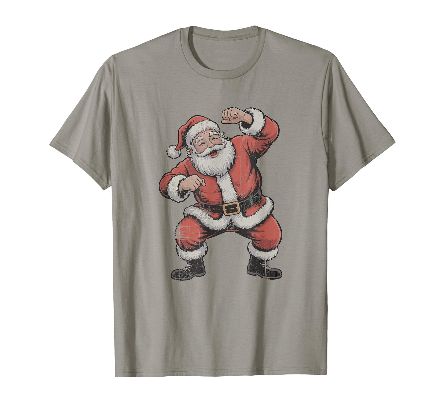 Santa Dancing Retro Vintage 90s Christmas Holiday Sports T-Shirt