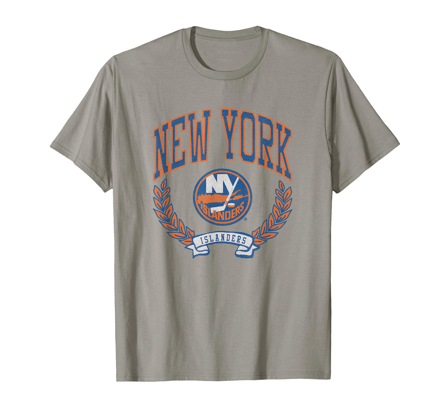 New York Islanders Vintage Victory Gray Officially Licensed T-Shirt