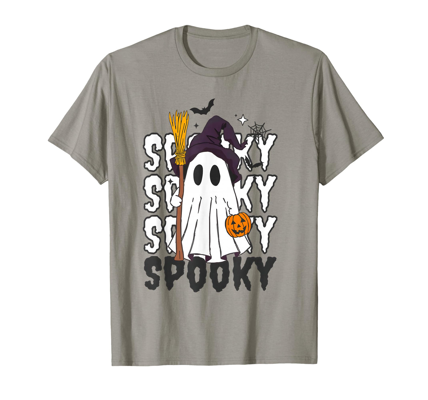 Spooky Season Retro Happy Halloween Ghost Women Toddler Girl T-Shirt