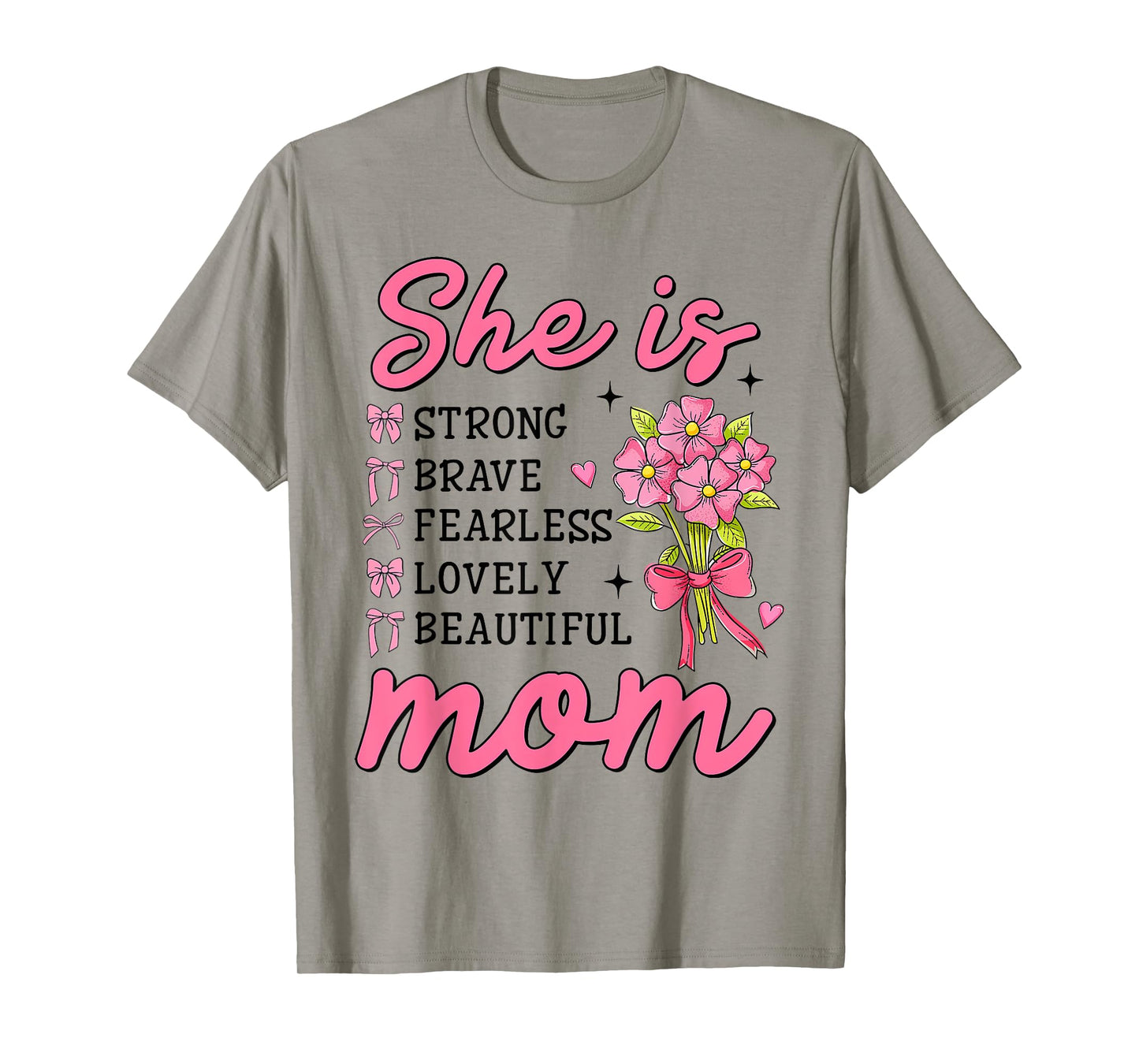 She Is Mom Christian Mother's Day Jesus Mama Religious Women T-Shirt