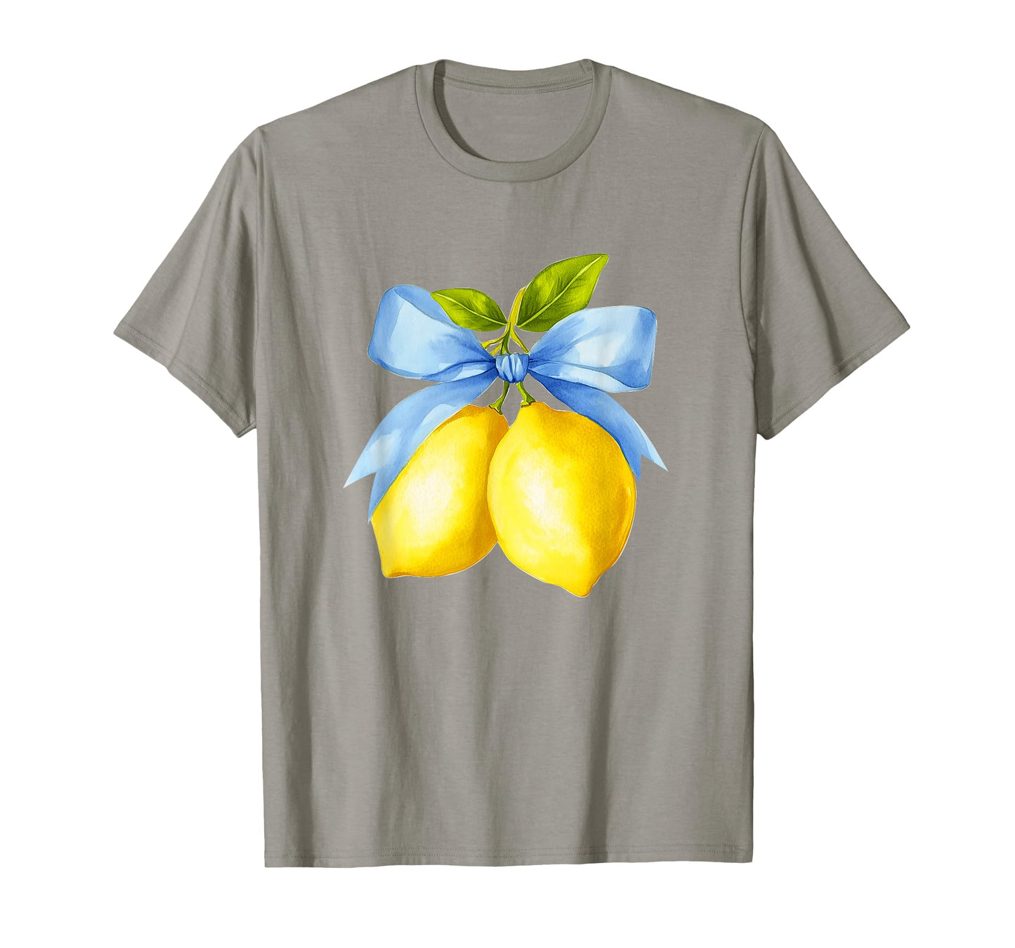 Lemon Graphic for Women Girls Fruit Coquette Bow Summer T-Shirt