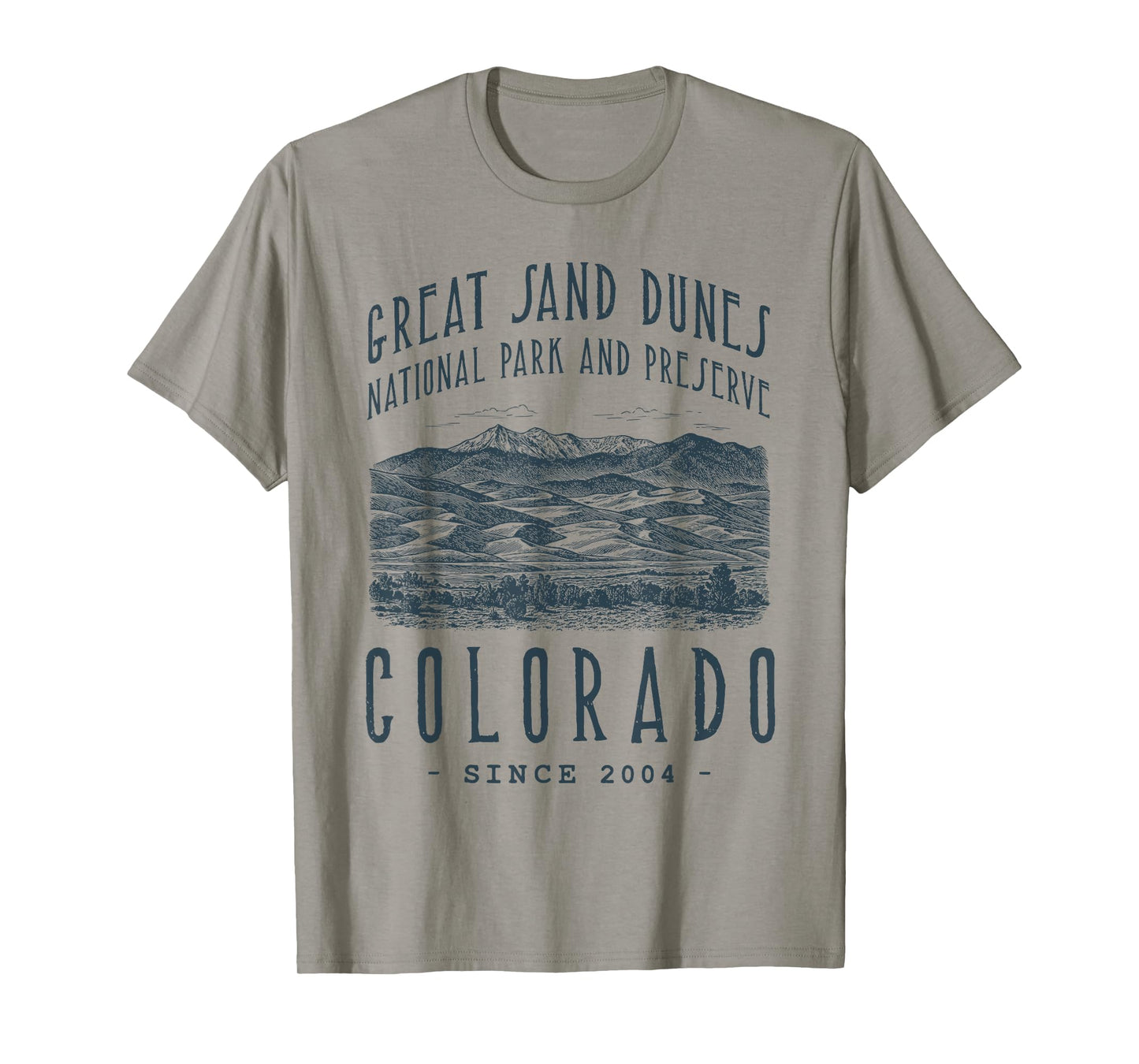 GREAT SAND DUNES NATIONAL PARK, COLORADO. CAMPING, HIKER T-Shirt