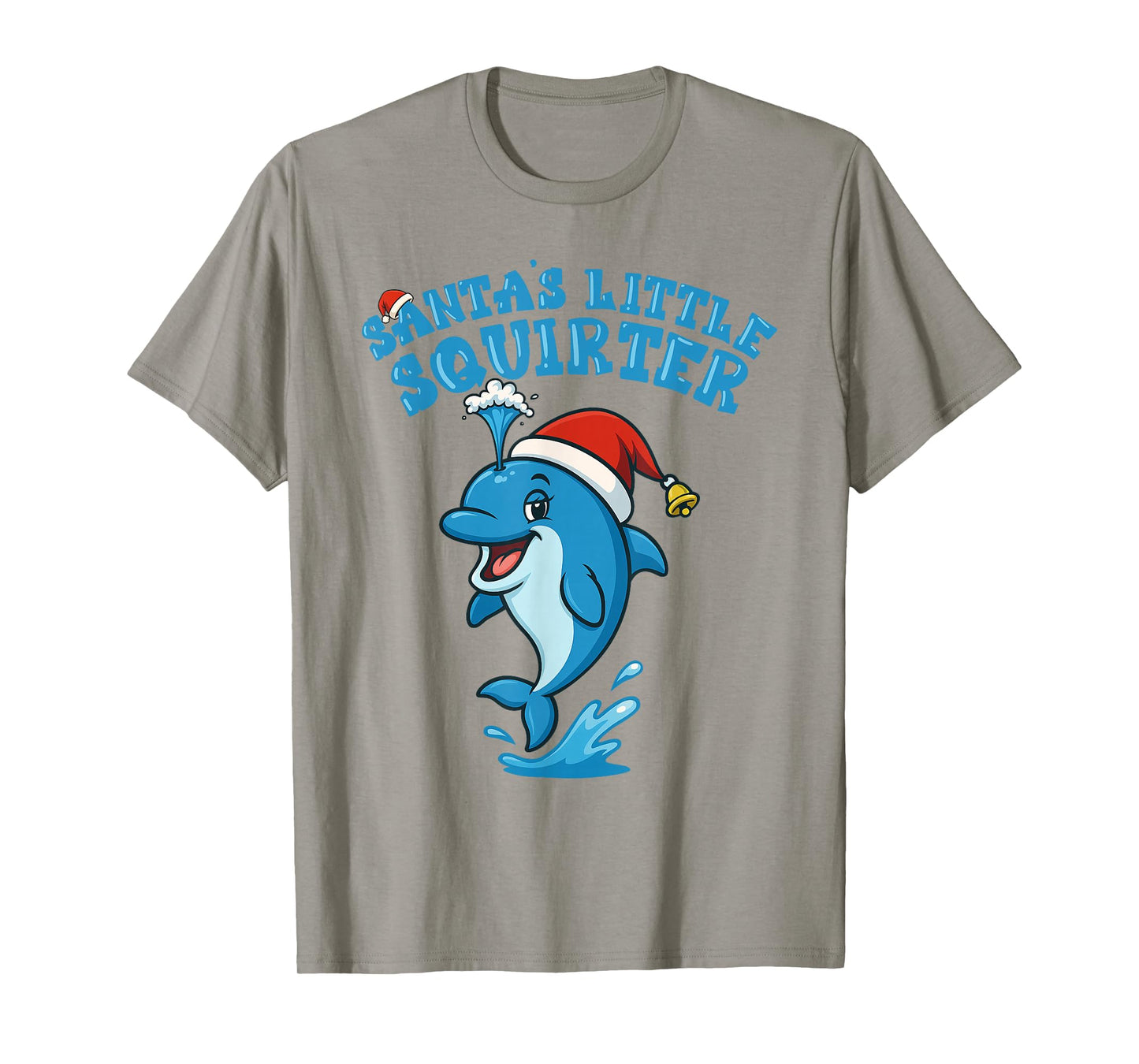 Inappropriate Funny Santa's Little Squirter Embarrassing T-Shirt