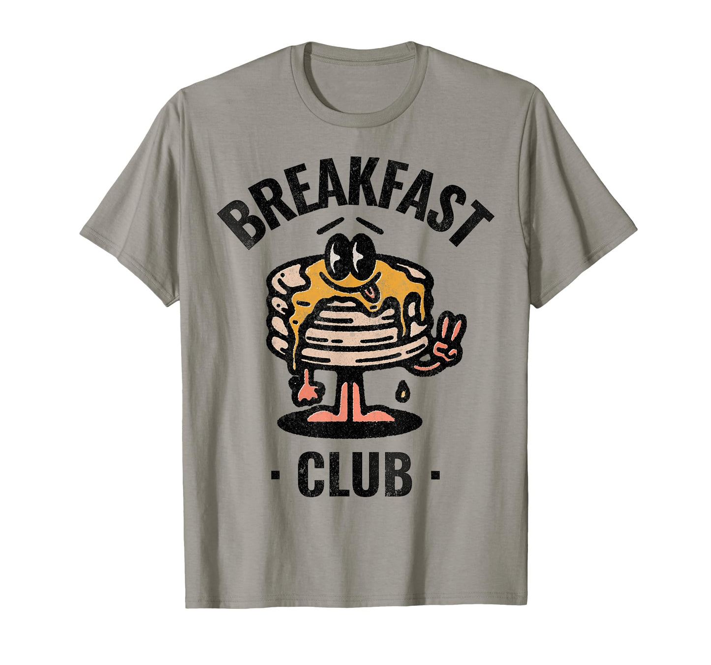Breakfast Club Retro Vintage Pancake Trendy Aesthetic Brunch T-Shirt