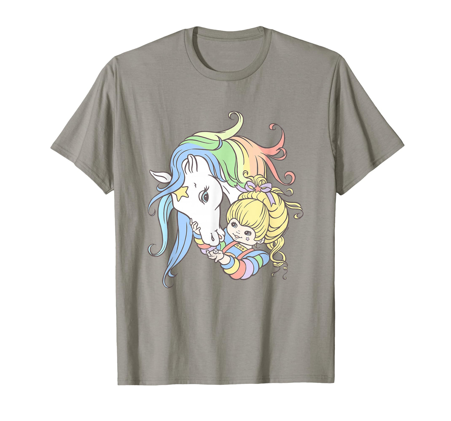 Rainbow Brite Cute Rainbow Starlight Best Friends Chest Logo T-Shirt