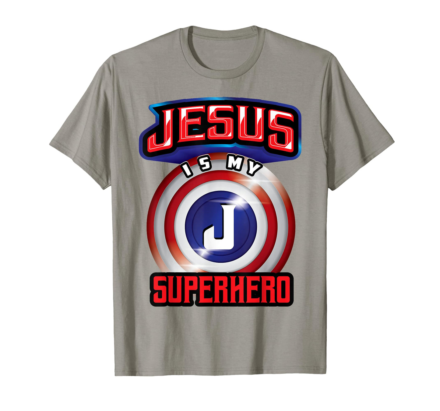 Jesus Is My Superhero Shirt | Cute Powerful Christian Gift T-Shirt