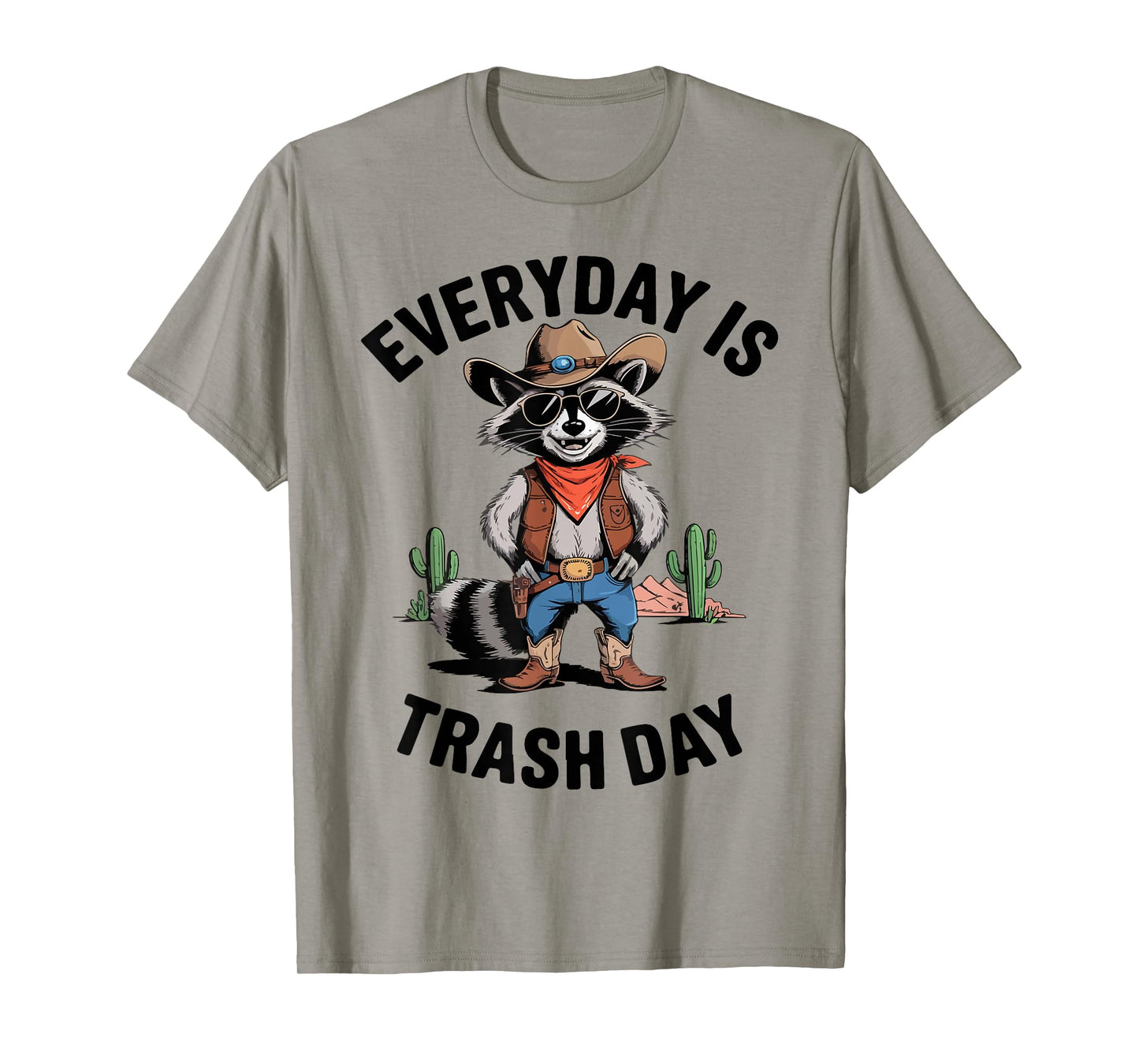 Everyday Is Trash Day Funny Raccoon Racing Car Toddler Boy T-Shirt