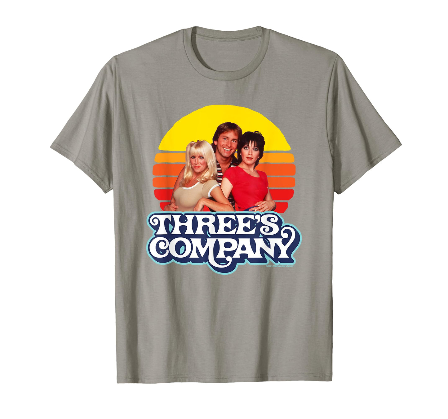 Three's Company Vintage Eighties Sunset Jack Chrissy Janet T-Shirt