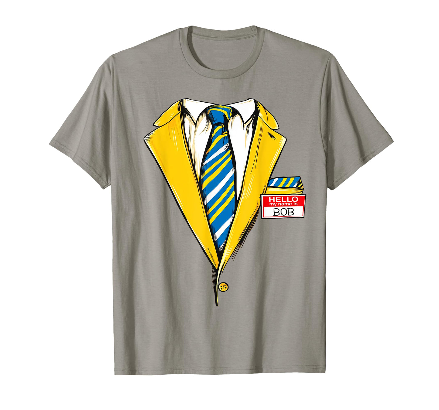 Yellow Bob Funny Halloween Costume Zombie Tuxedo Suit Tux T-Shirt