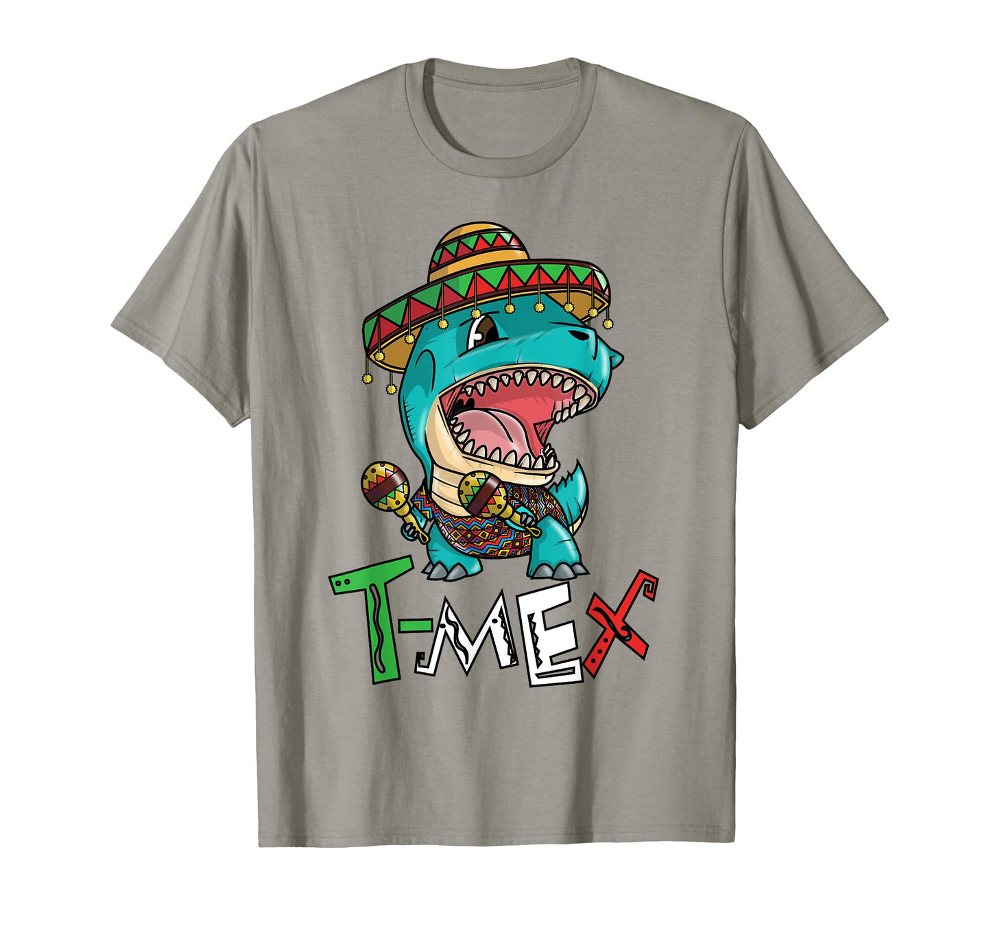 Cinco De Mayo Dinosaur Shirt Mexican Shirts for Boys Funny T-Shirt