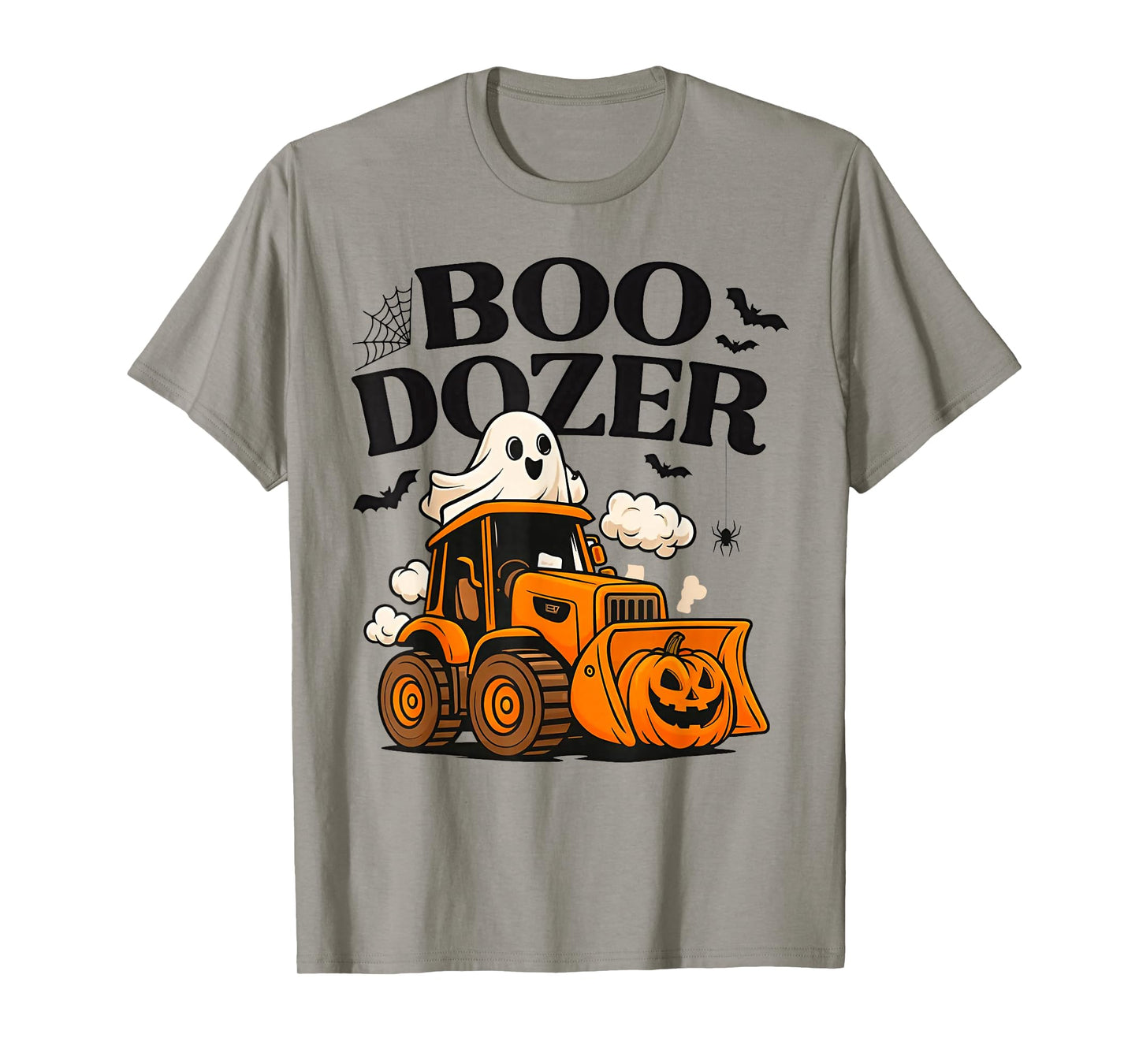 Boo Doze Funny Halloween Construction T-Shirt